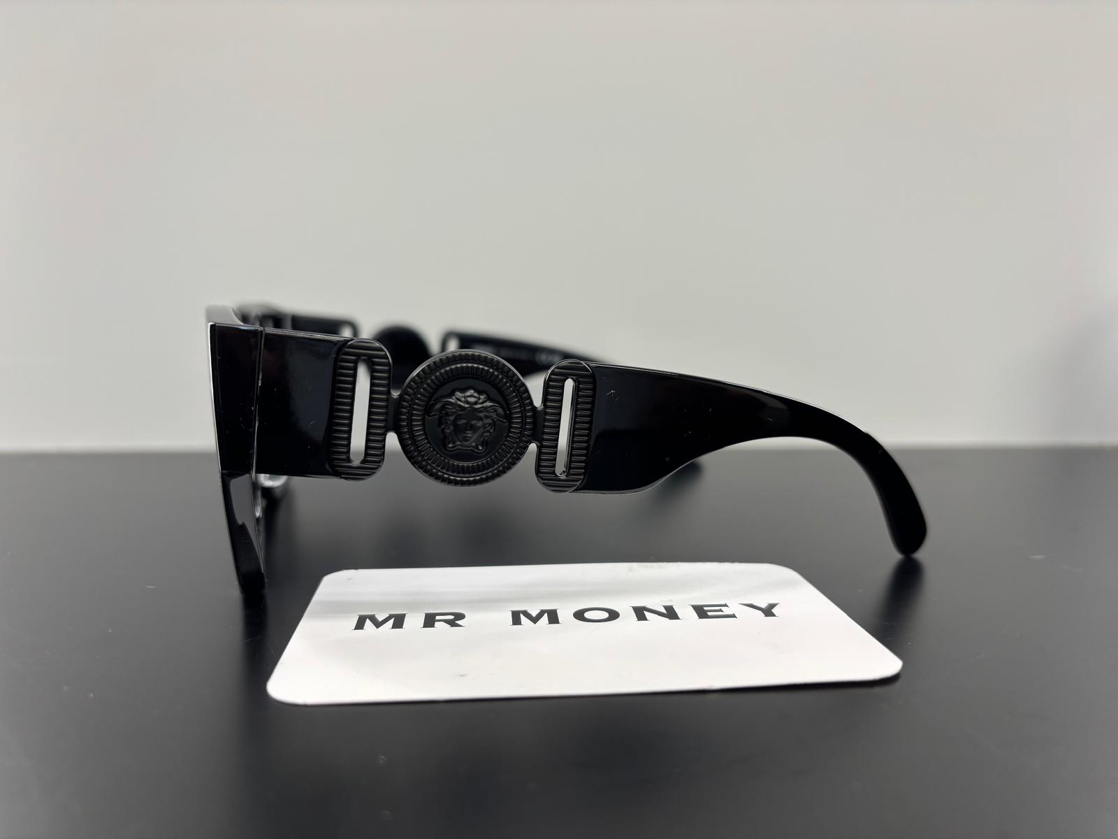 Versace GQ Smooth Black Sunglasses