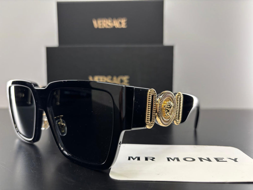 Versace GQ Smooth Gold Sunglasses