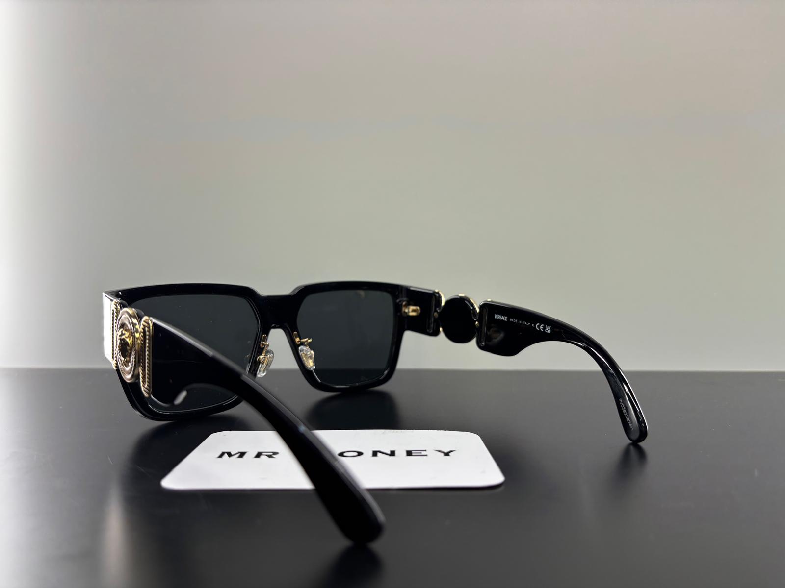 Versace GQ Smooth Gold Sunglasses