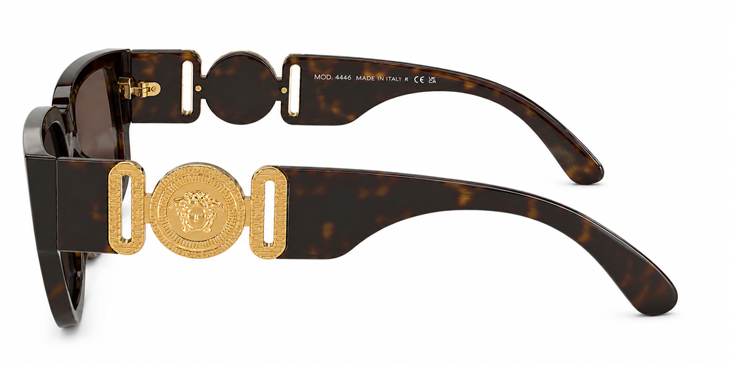 Versace VE4483D Havana Square Sunglasses