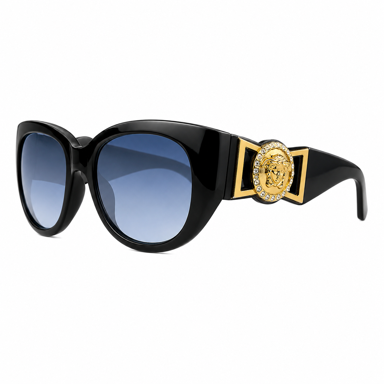 Versace MOD 424 C/RH COL 852 Medusa Sunglasses (Rare Vintage )