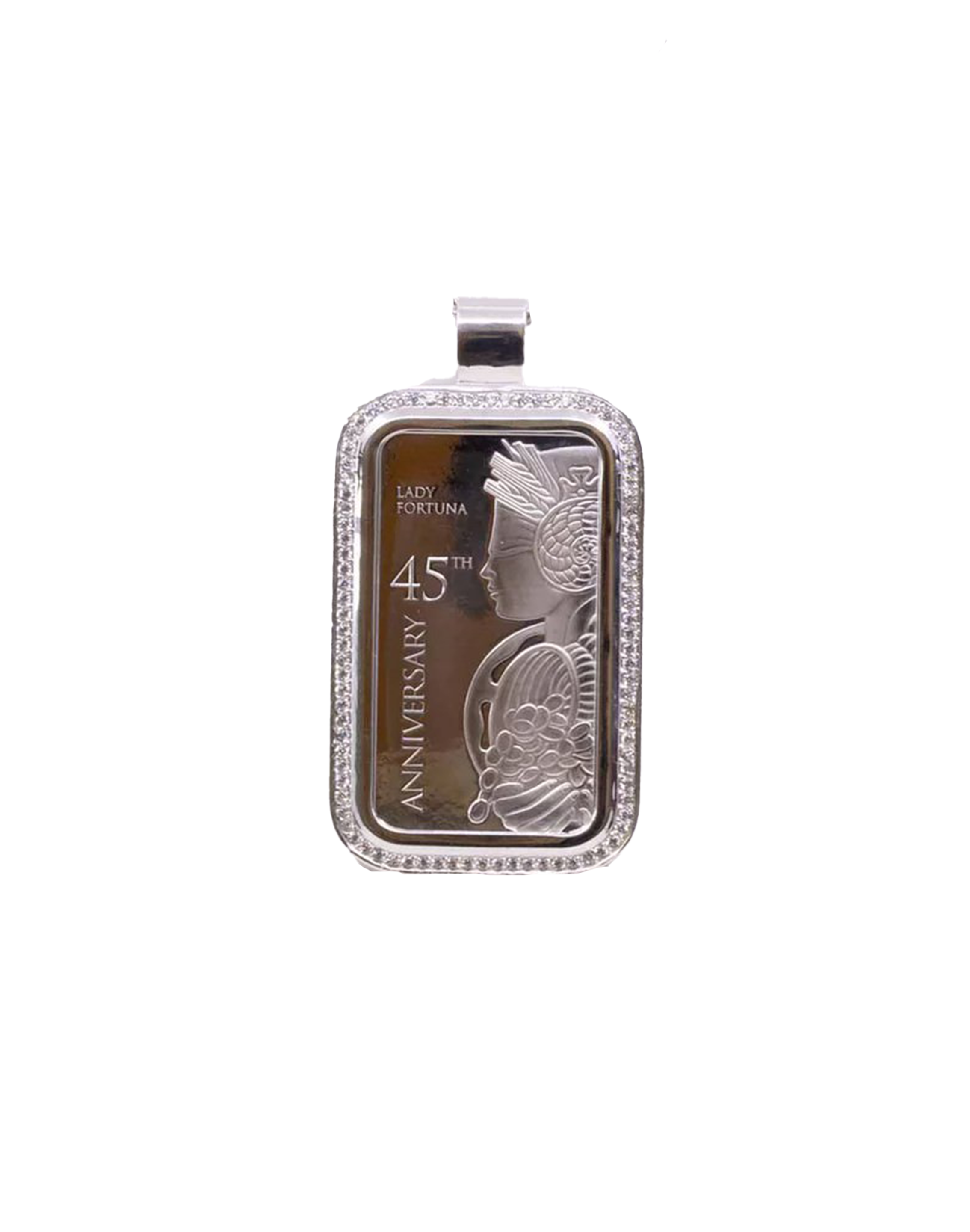 Lady Fortuna Pamp Bar Silver 45th Anniversary