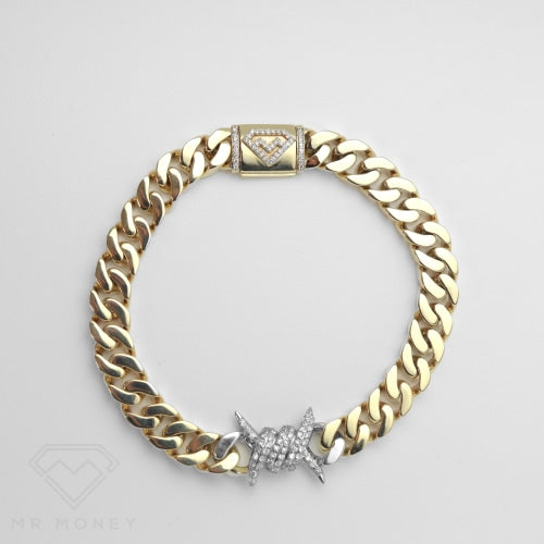 9 Carat Ice Barb Curb Bracelet Bracelets