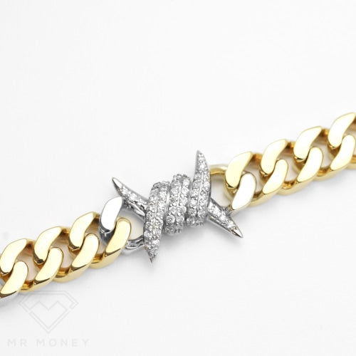 9 Carat Ice Barb Curb Bracelet Bracelets