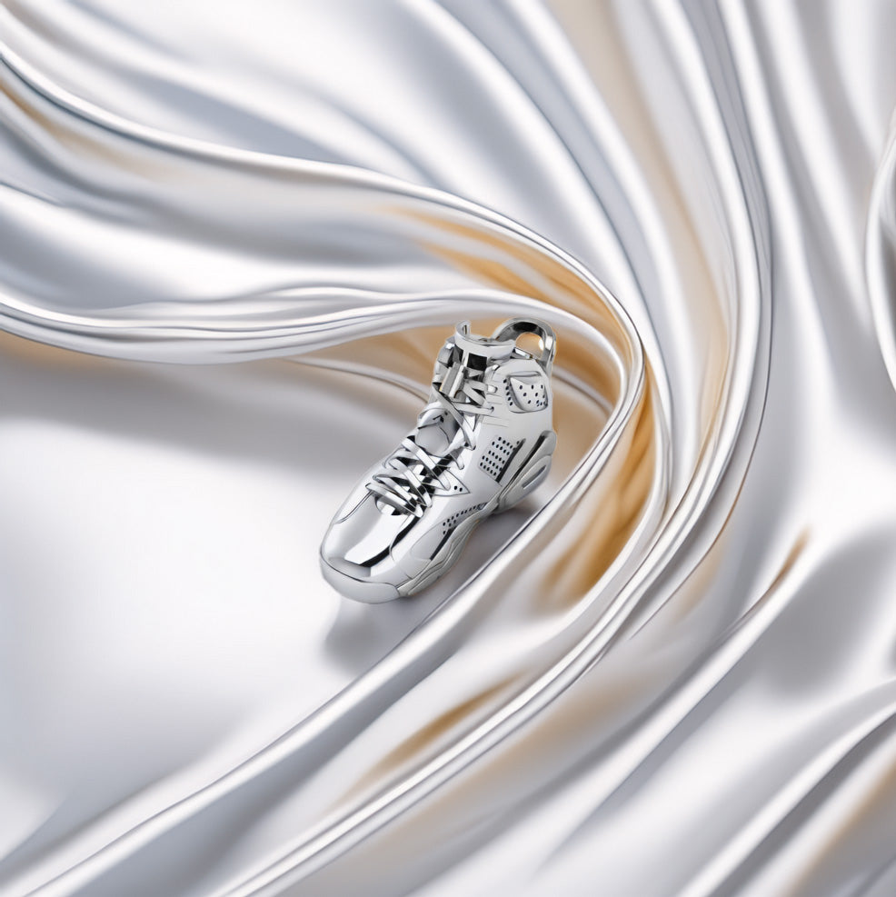 Sterling Silver Shoe Pendant