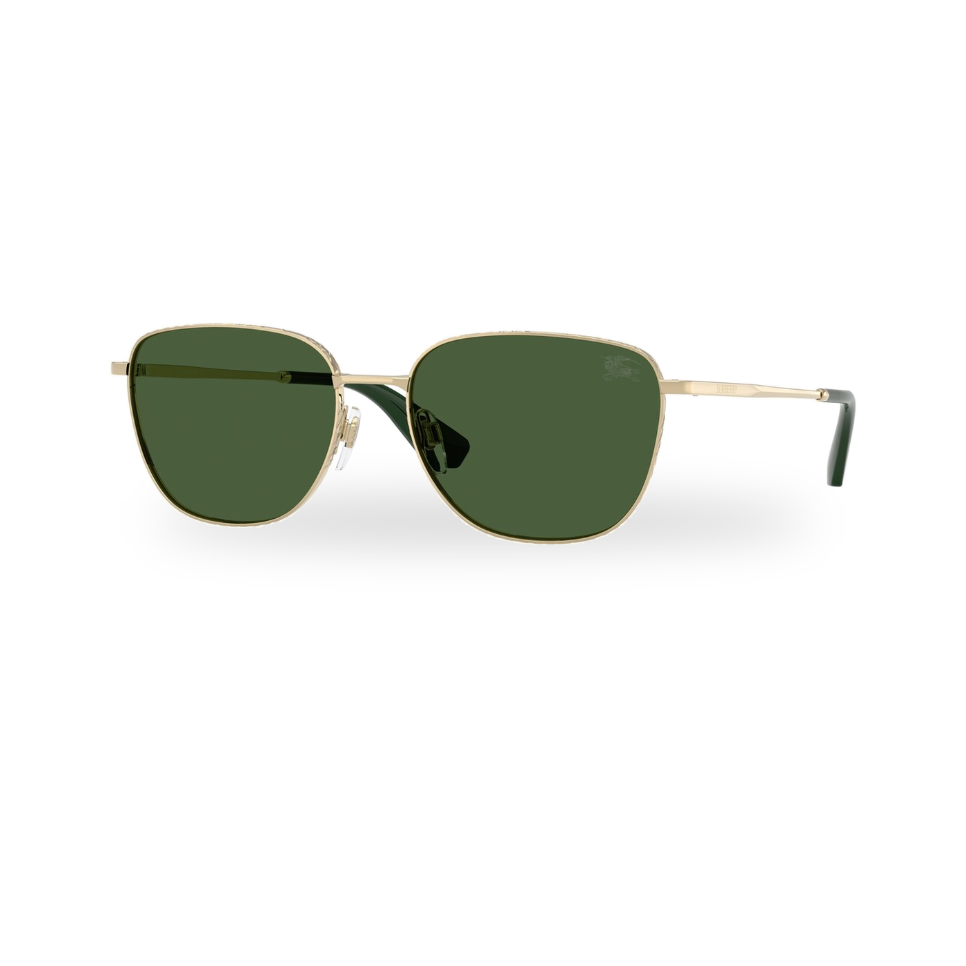 Burberry BE3171 Sunglasses in Light Gold with Dark Green lenses - transparent supplier photo with soft shadow