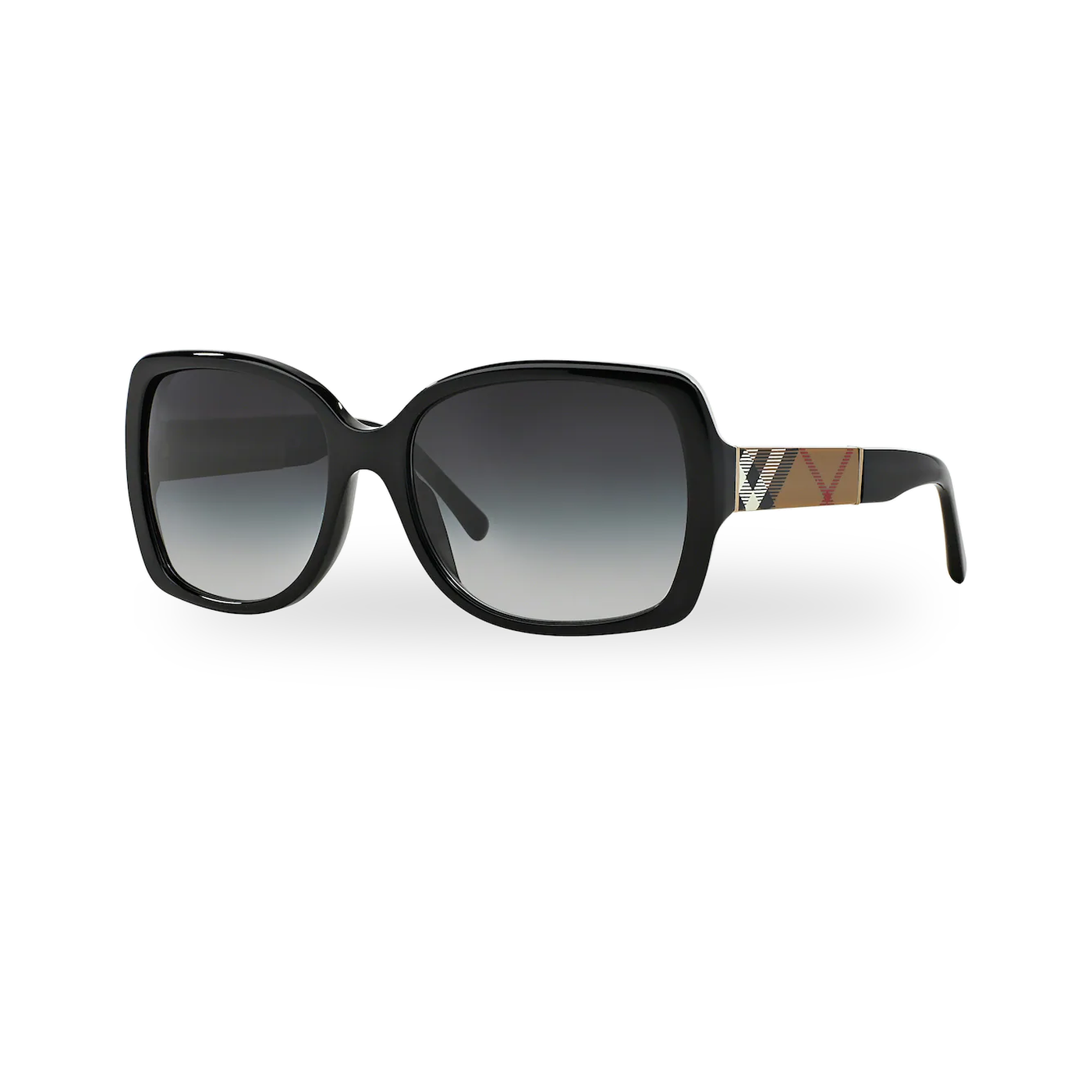 Burberry BE4160 Sunglasses in Black with Grey Gradient lenses - transparent supplier photo with soft shadow