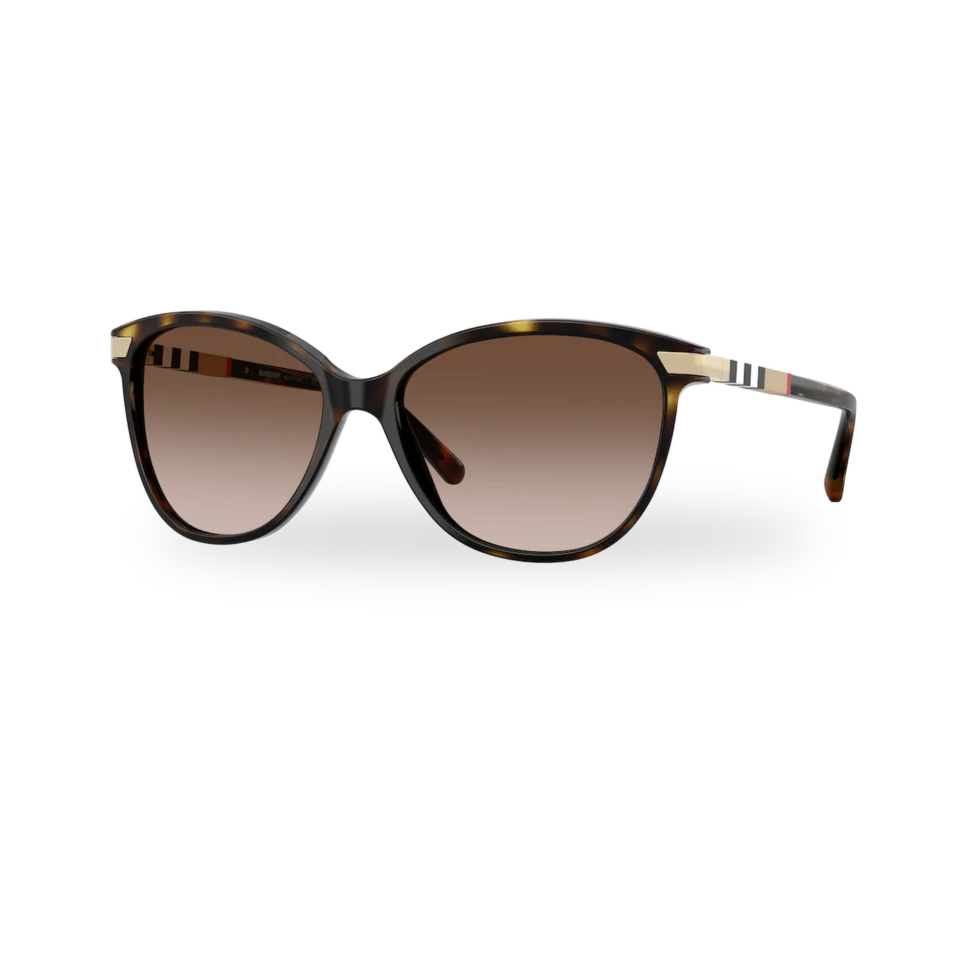 Burberry BE4216 Sunglasses in Dark Havana with Brown Gradient lenses - transparent supplier photo with soft shadow