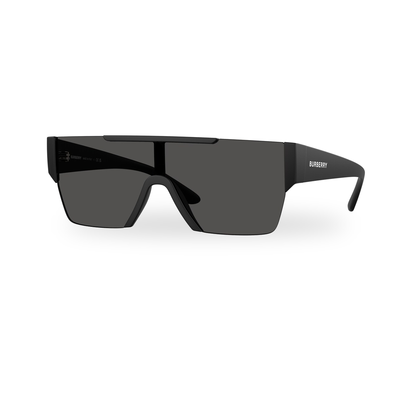 Burberry BE4291 Sunglasses in Matte Black with Grey lenses - transparent supplier photo with soft shadow