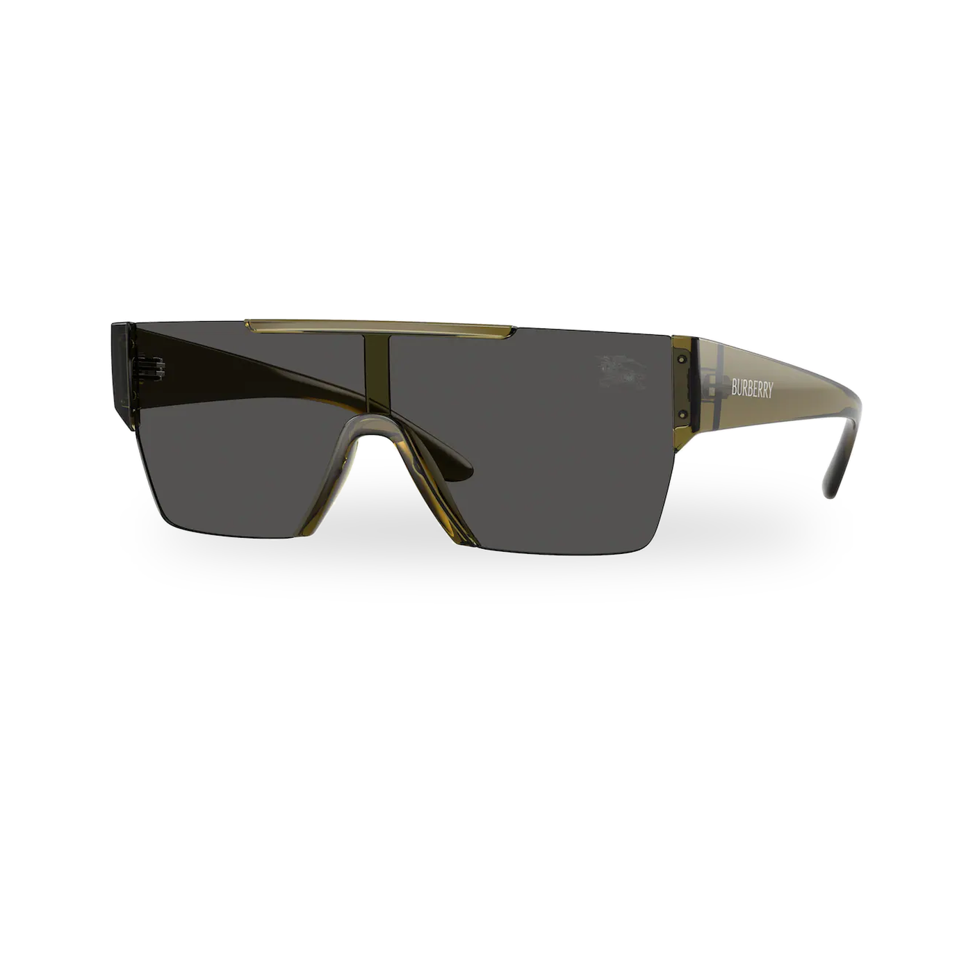 Burberry BE4291 Sunglasses in Green with Dark Grey lenses - transparent supplier photo with soft shadow