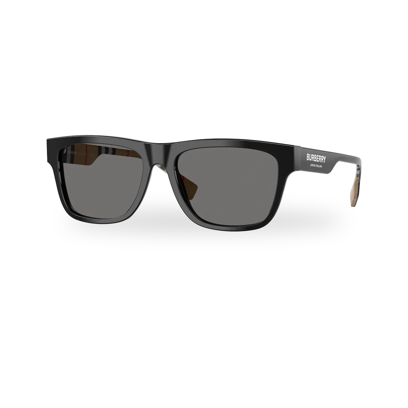 Burberry BE4293 Sunglasses in Black with Polarized Grey lenses - transparent supplier photo with soft shadow