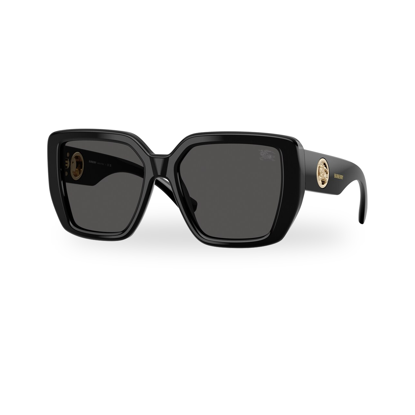 Burberry BE4471F Sunglasses in Black with Dark Grey lenses - transparent supplier photo with soft shadow