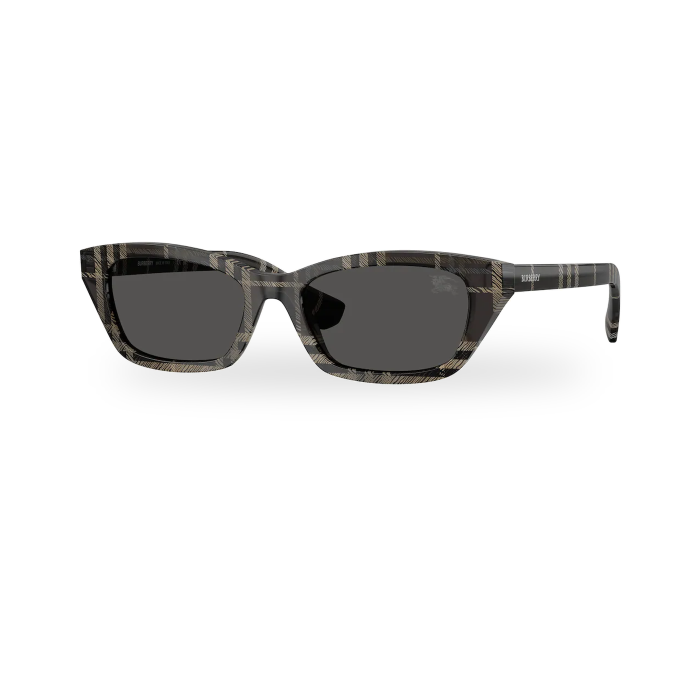 Burberry BE4488 Sunglasses in Check Grey with Dark Grey lenses - transparent supplier photo with soft shadow