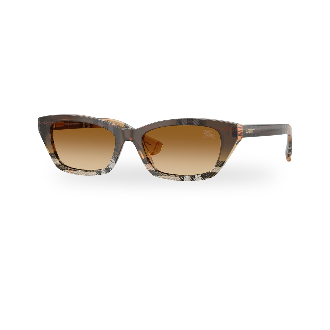 Burberry BE4488 Sunglasses in Check Gradient Sand with Brown Gradient lenses - transparent supplier photo with soft shadow