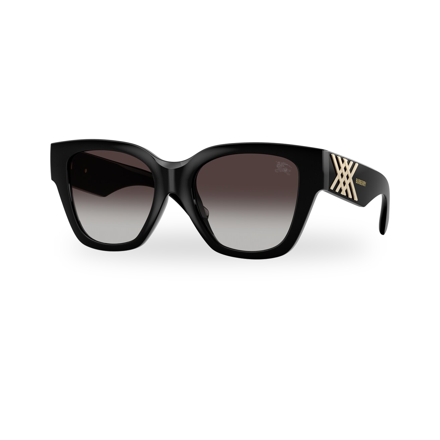 Burberry BE4489U Sunglasses in Black with Grey Gradient lenses - transparent supplier photo with soft shadow