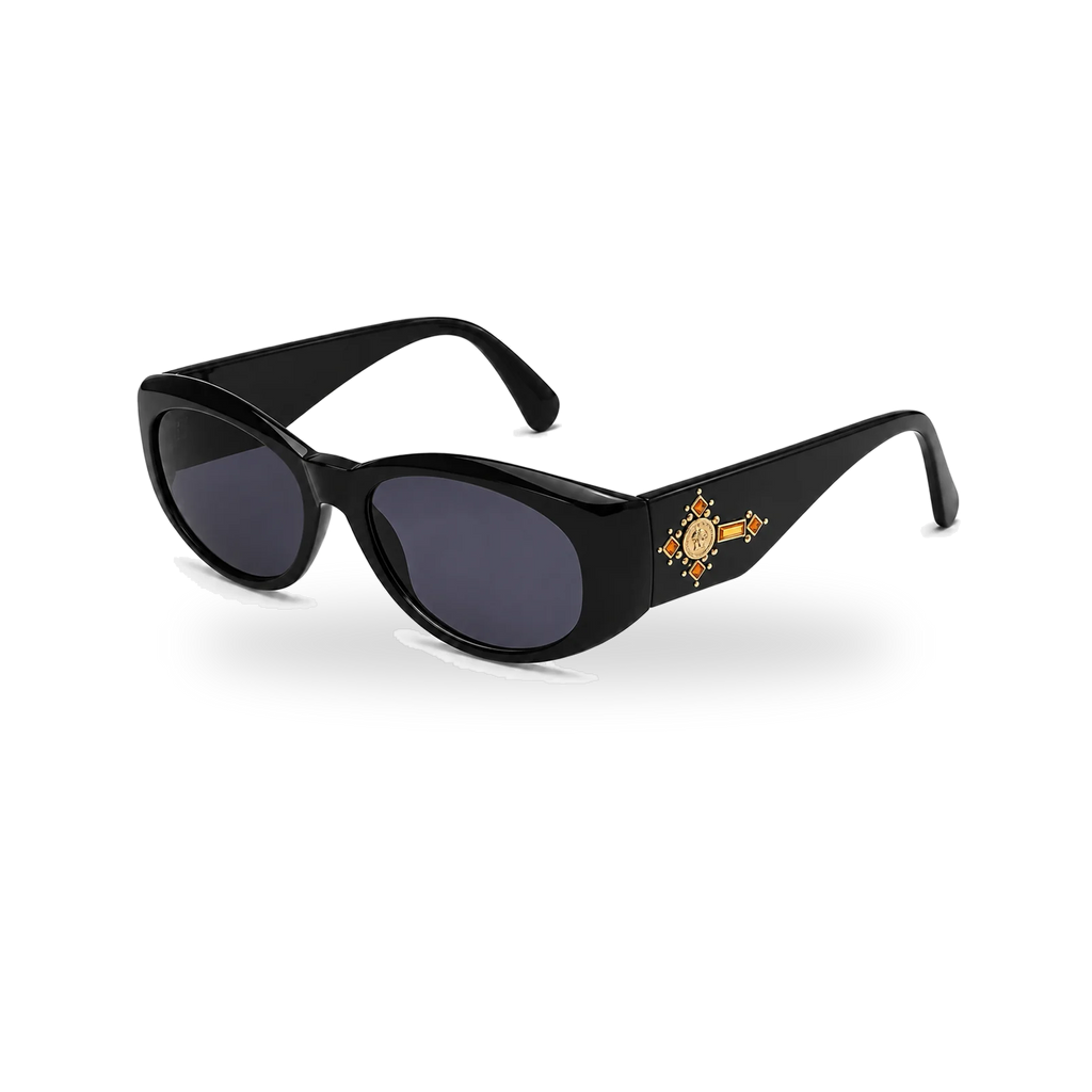 Vintage Versace MOD.4V4/C Sunglasses - transparent product photo with soft shadow