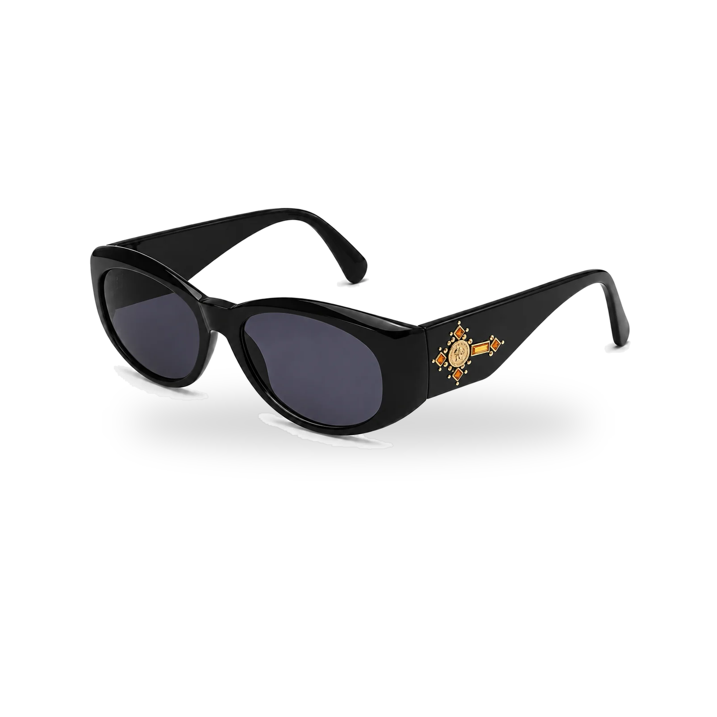 Vintage Versace MOD.4V4/C Sunglasses - transparent product photo with soft shadow