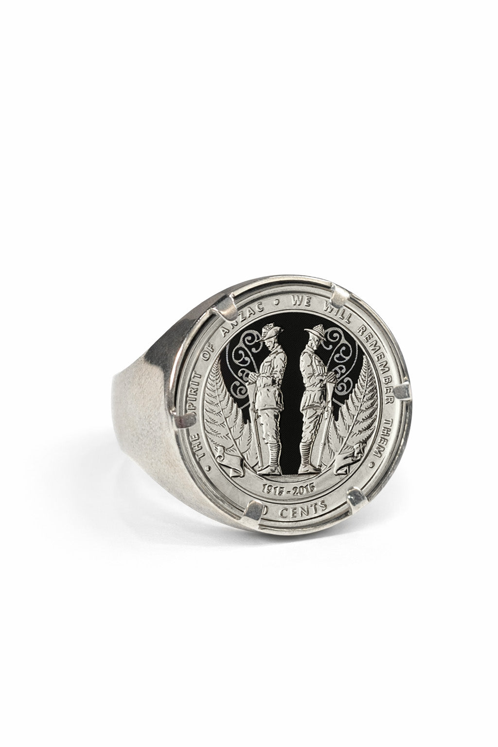 Sterling Silver Anzac Claw Setting Ring
