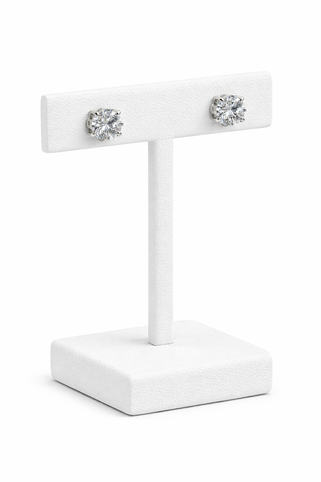 Sterling Silver CZ Earring Studs