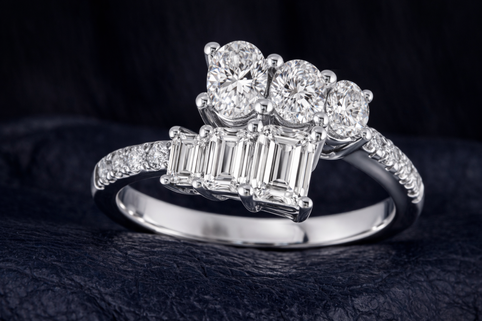 Diamond Trilogy Ring 3cts