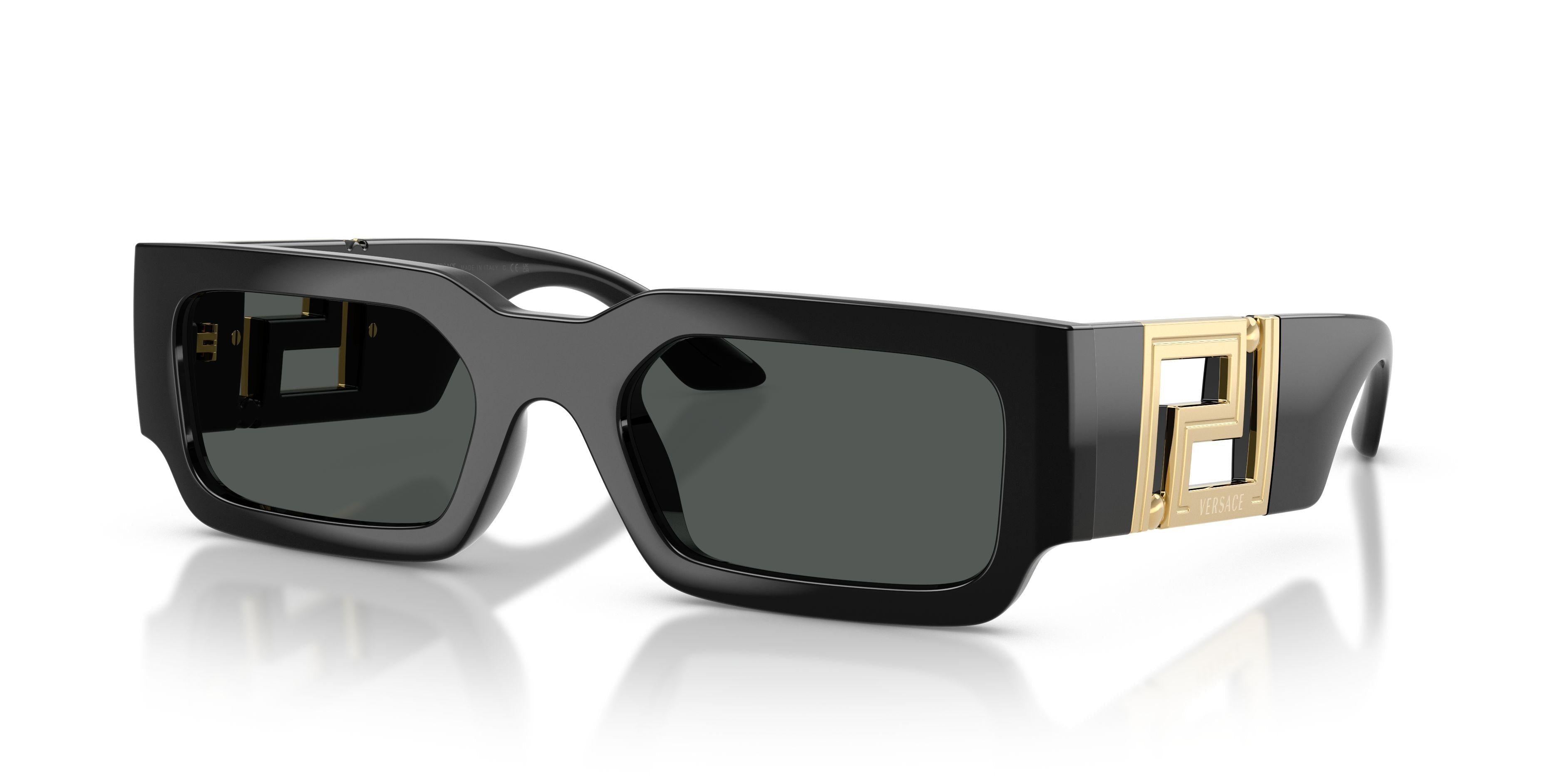 Versace VE4506U black frame with dark grey lenses