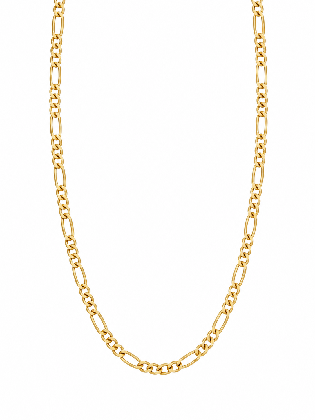 9ct Figaro Link Chain 50cm 4mm
