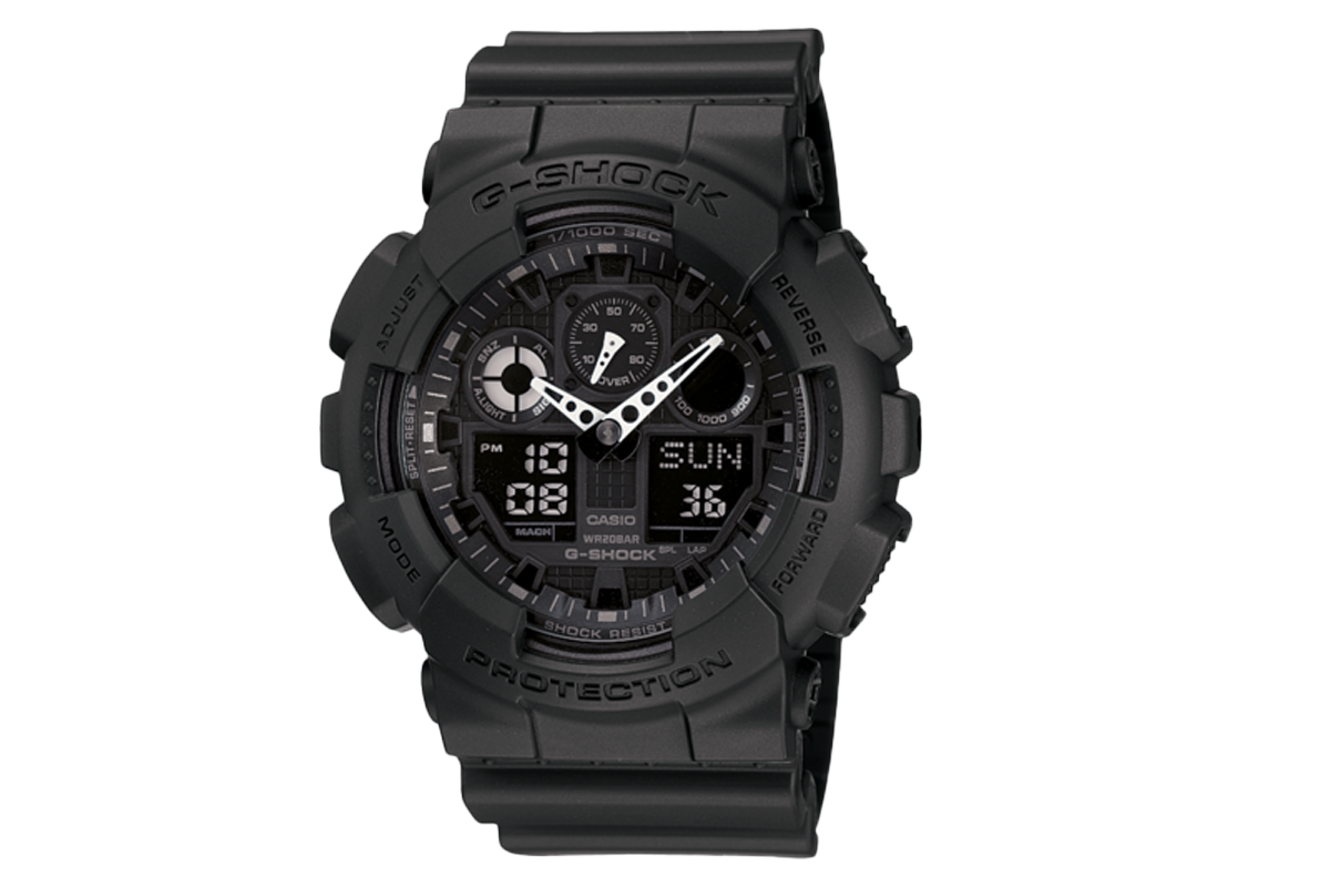 G-Shock Ga100-1A1 Analogue-Digital Watch Black