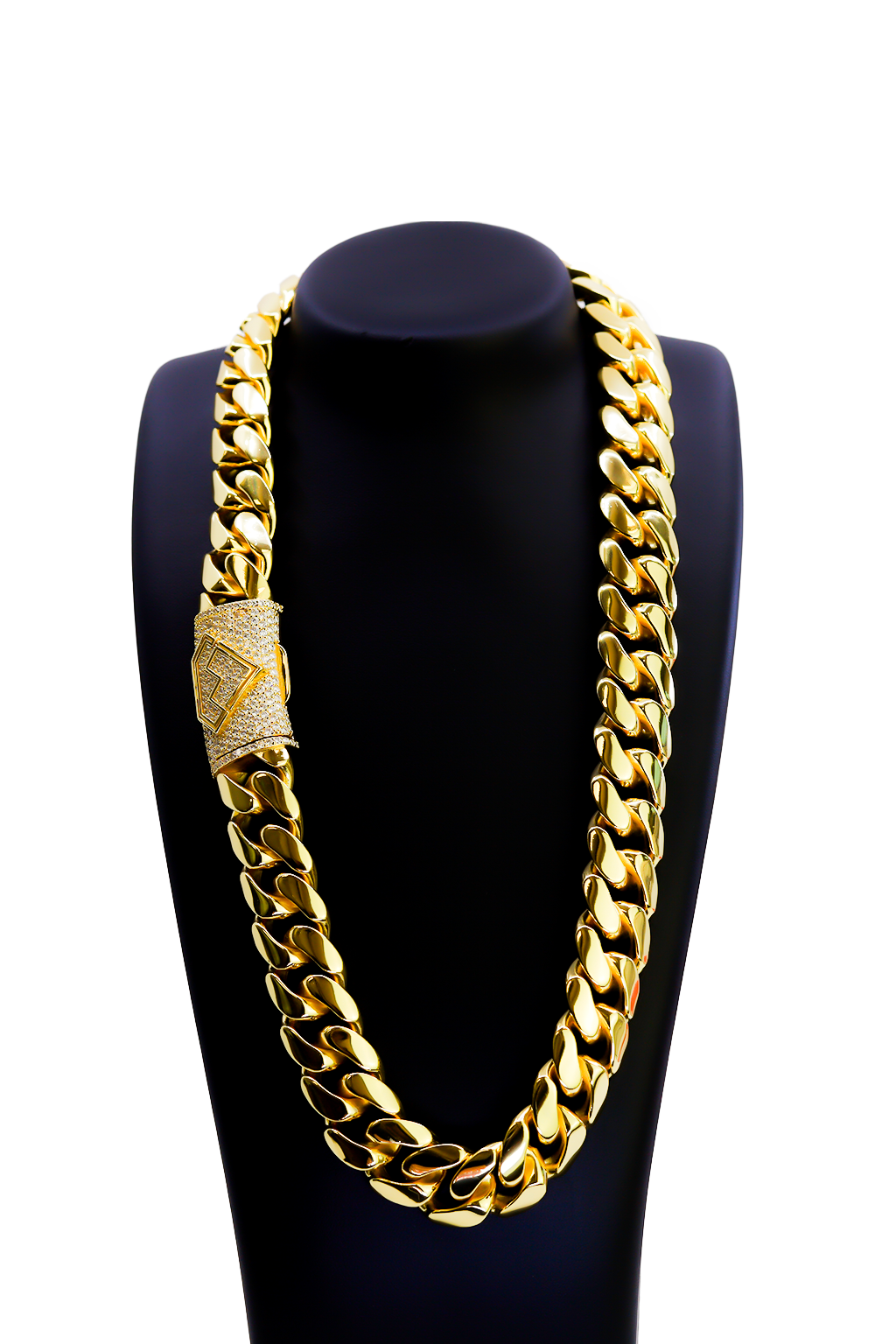 Monster Chain Plain Iced Out Custom Clasp