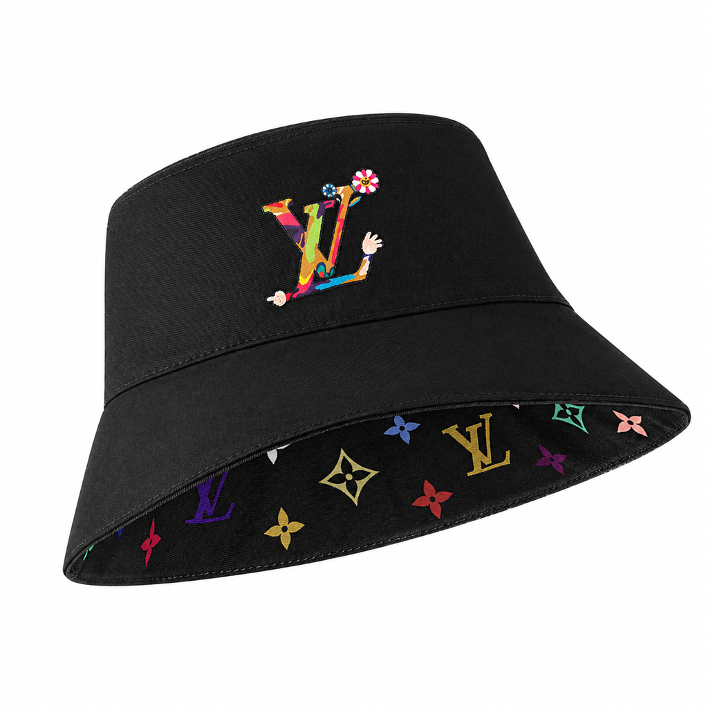 Louis Vuitton x Takashi Murakami Superflat Bucket Hat Multicolour Reversible