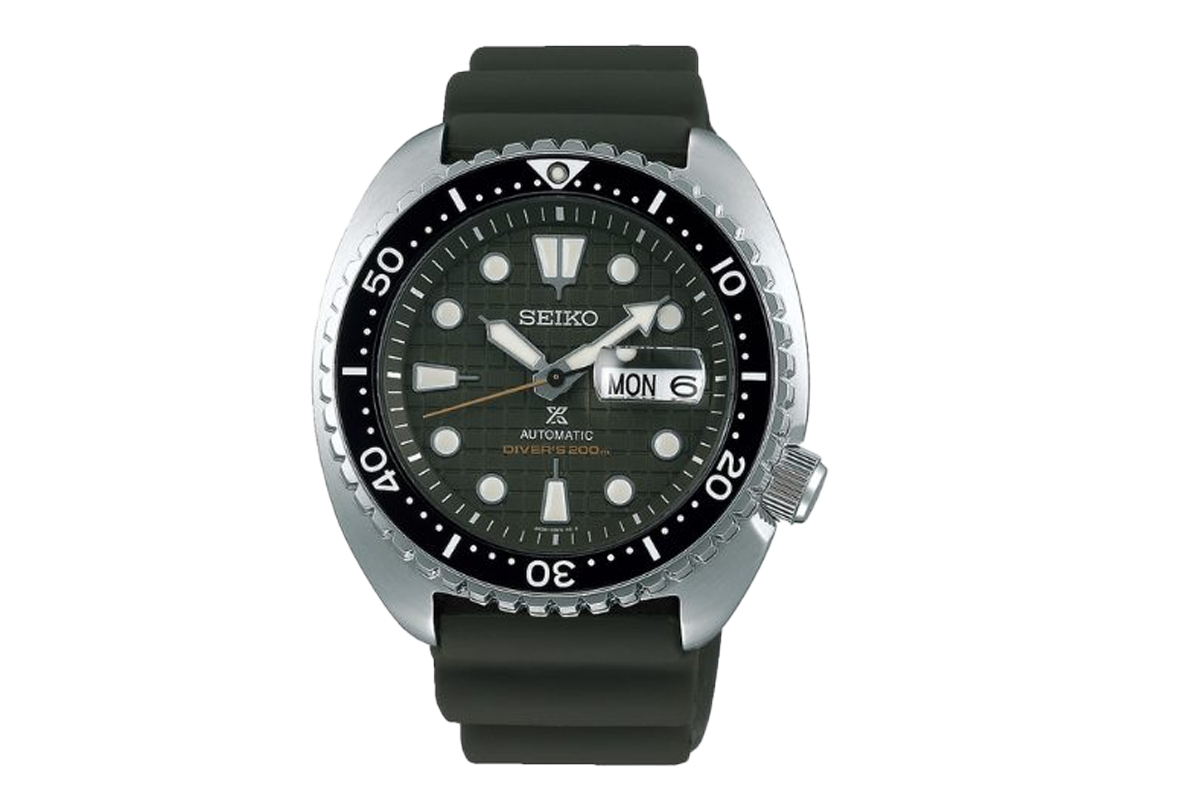 Seiko King Turtle The Green-Dial “Grenade” Diver w/ Ceramic Bezel