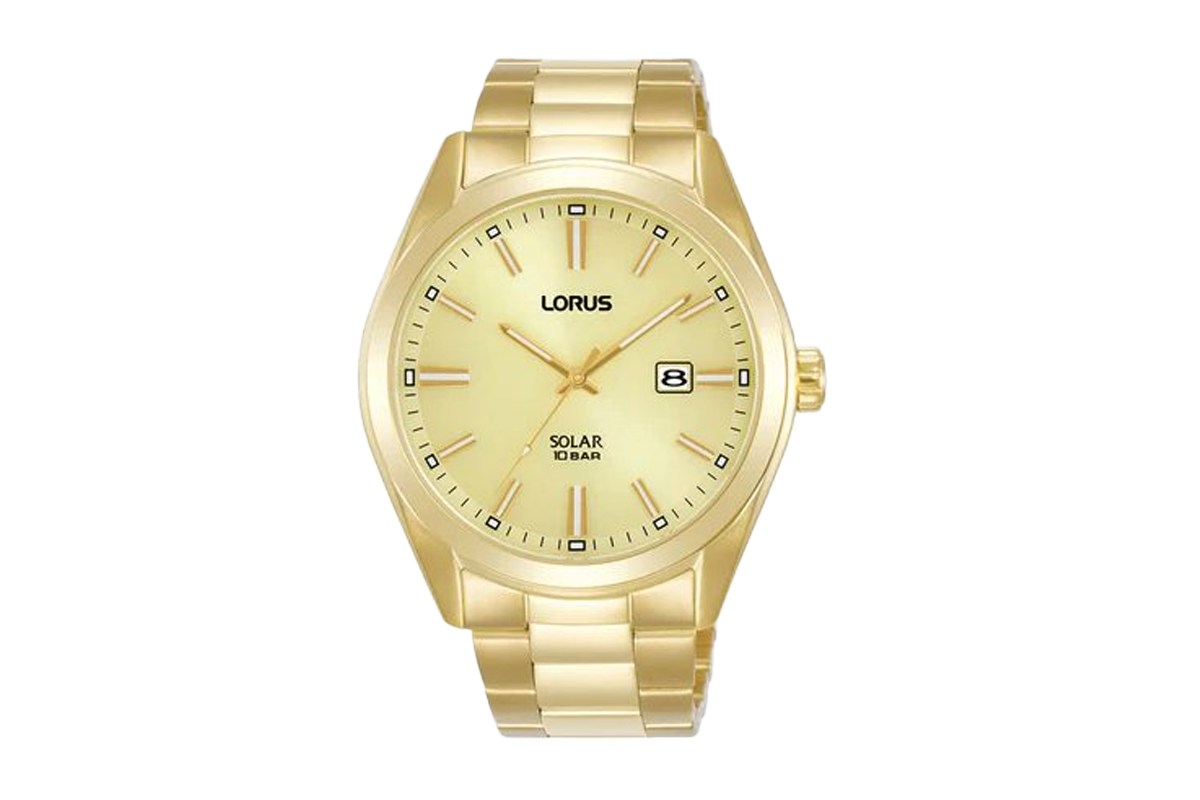 LORUS MENS DRESS SOLAR WATCH RX338AX9