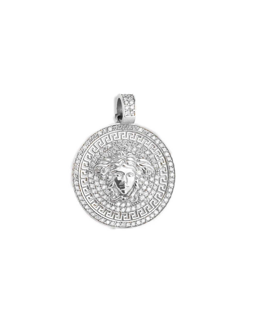 CZ Medusa (large) Pendant & Chain