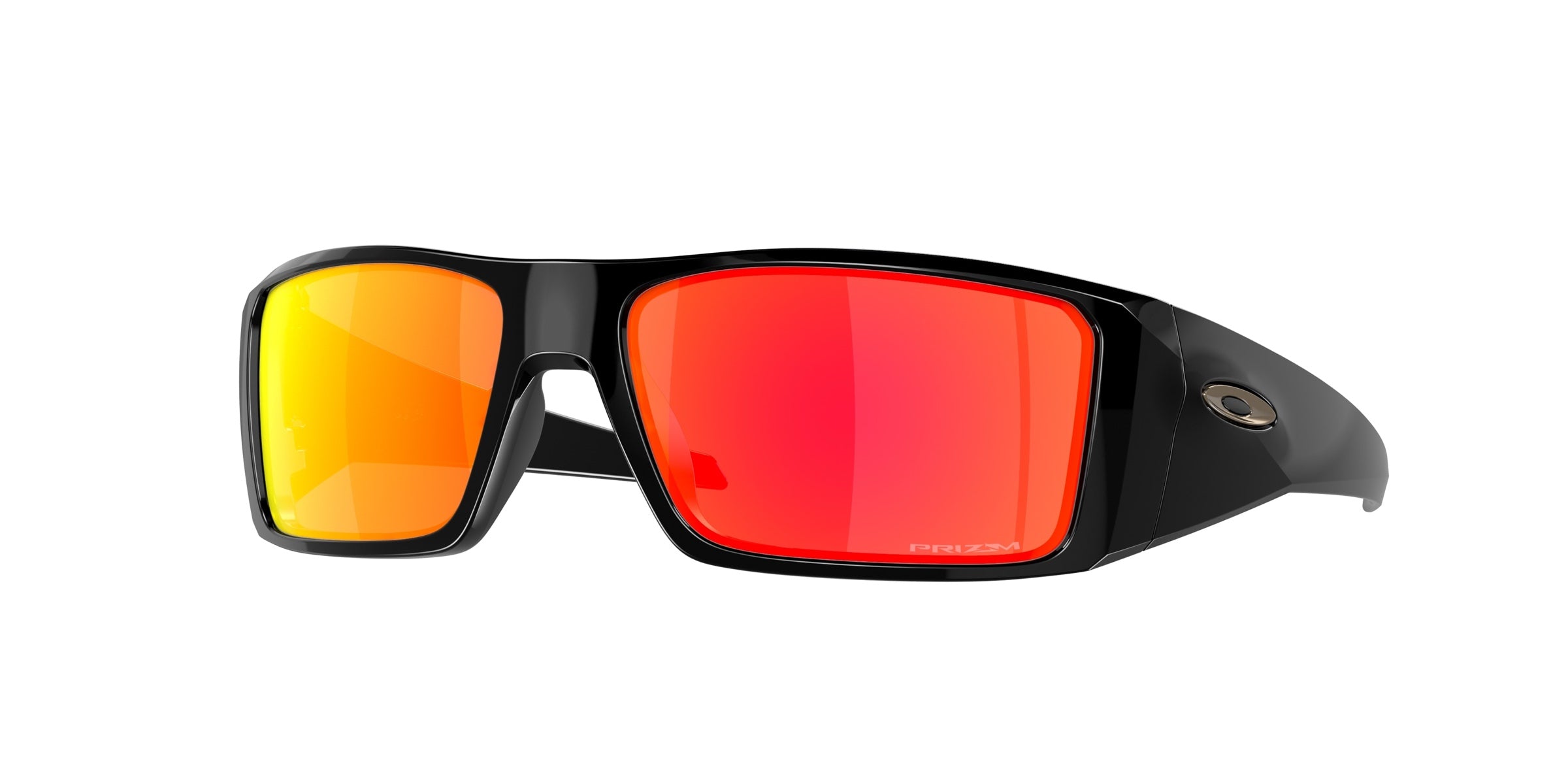 Oakley 0OO9231 Heliostat Sunglasses in Polished black with Prizm ruby lenses