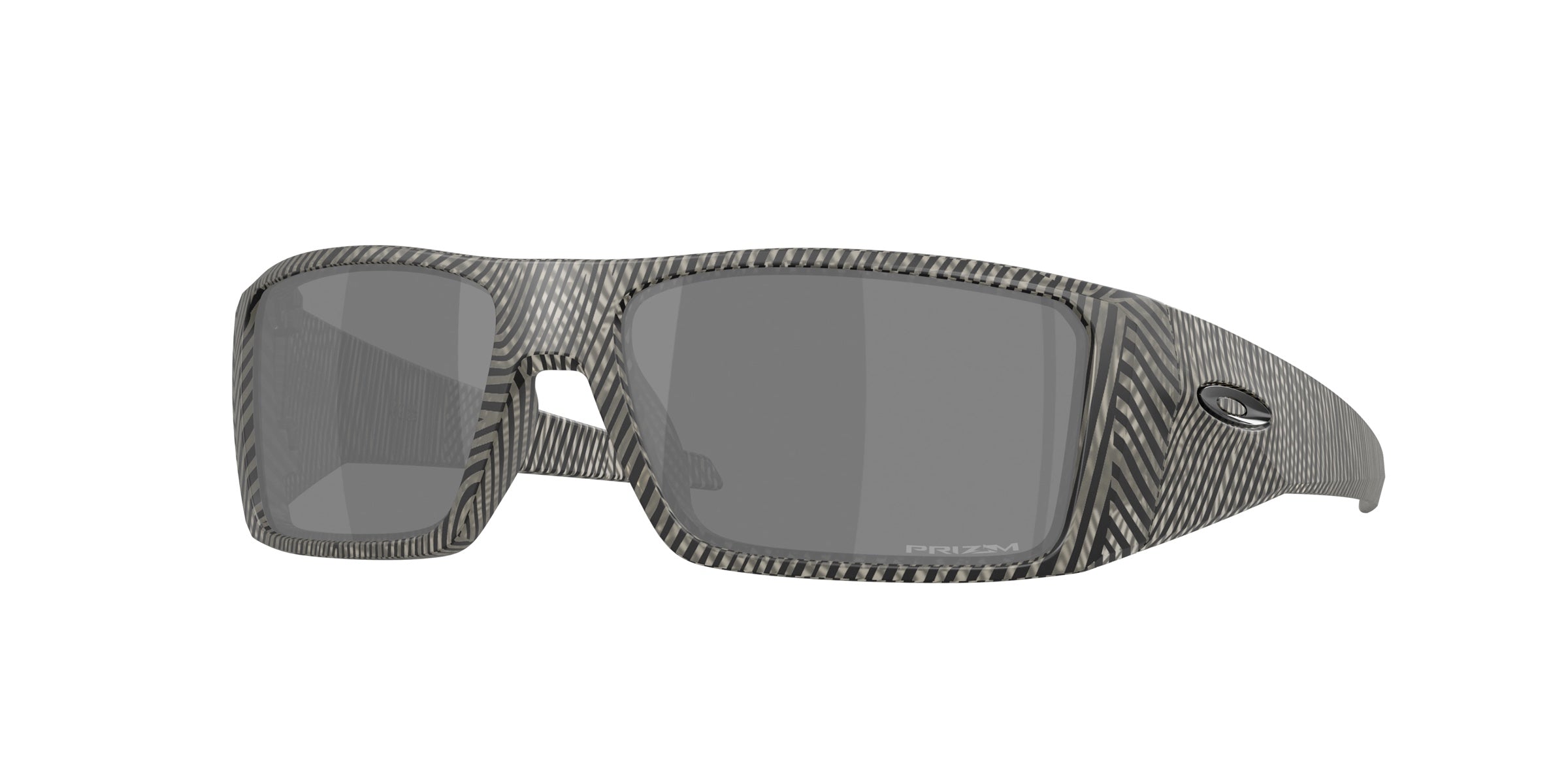 Oakley 0OO9231 Heliostat Sunglasses in Matt grey ink fingerprint with Prizm black lenses