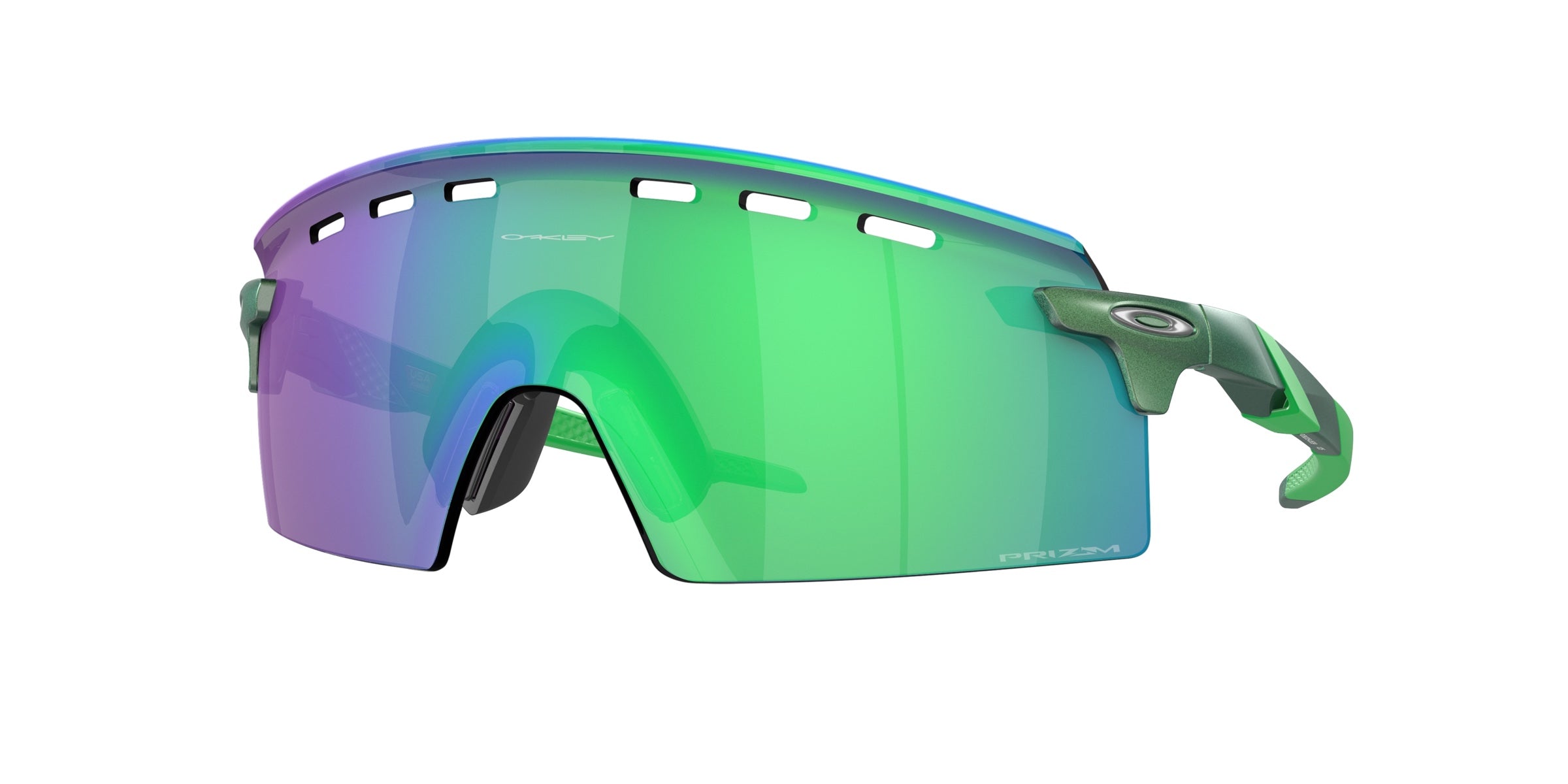 Oakley 0OO9235 Encoder Strike Vented Sunglasses in Gamma green with Prizm jade lenses