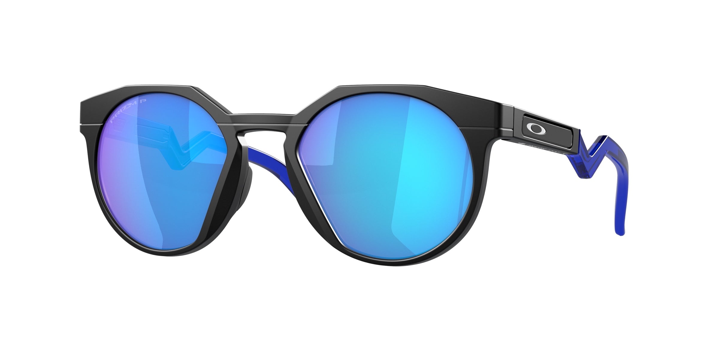 Oakley 0OO9242 HSTN Sunglasses in Matte black with Prizm sapphire polarized lenses