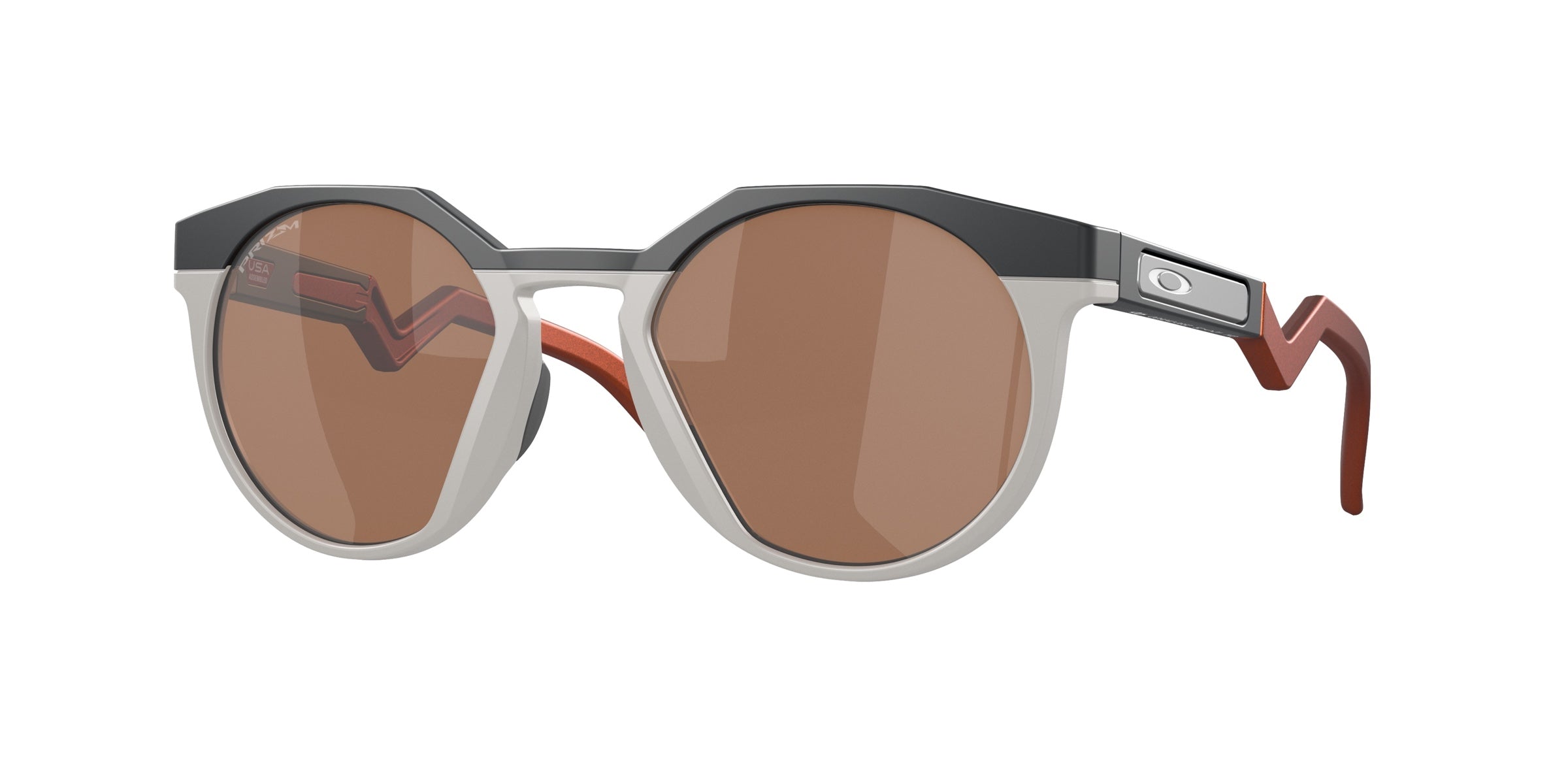 Oakley 0OO9242 HSTN Sunglasses in Matte carbon with Prizm tungsten lenses