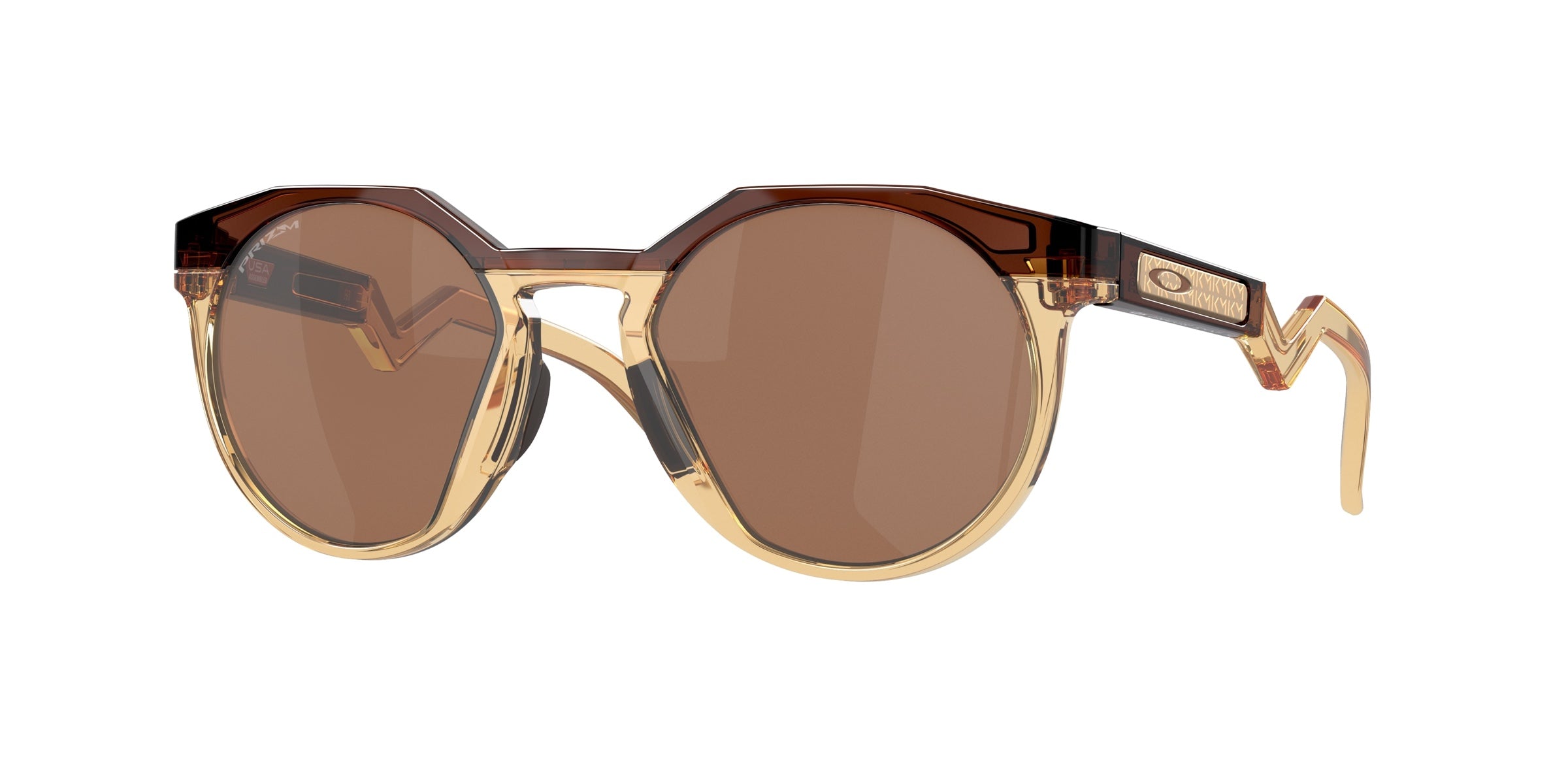 Oakley 0OO9242 HSTN Sunglasses in Dark amber/light curry with Prizm tungsten lenses