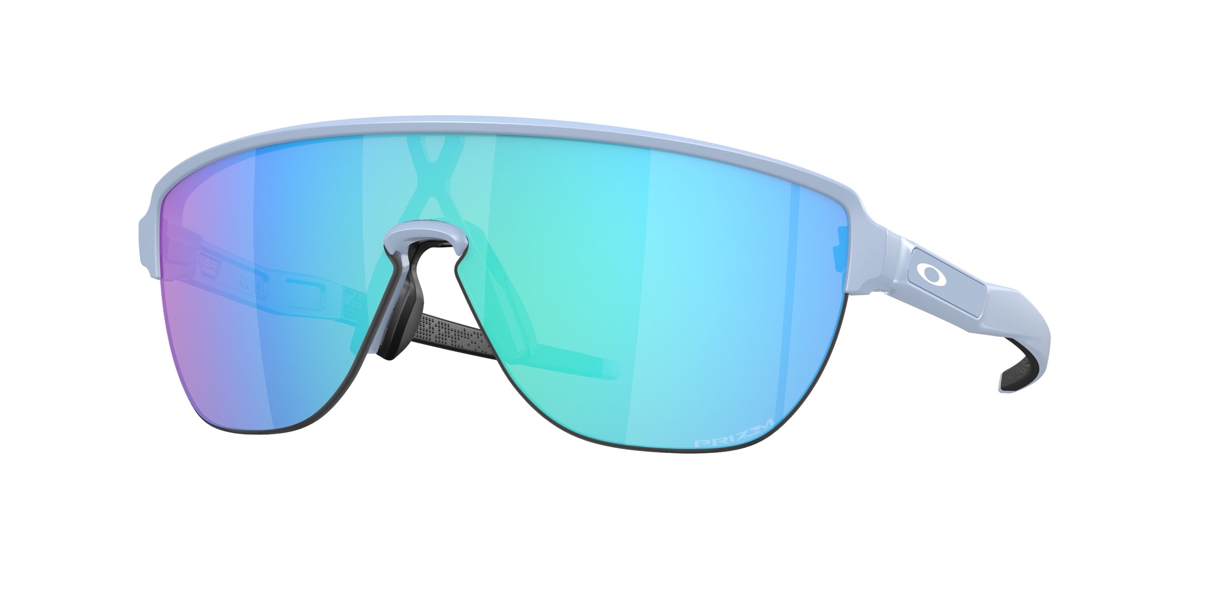 Oakley 0OO9248 Corridor Sunglasses in Matte stonewash with Prizm sapphire lenses