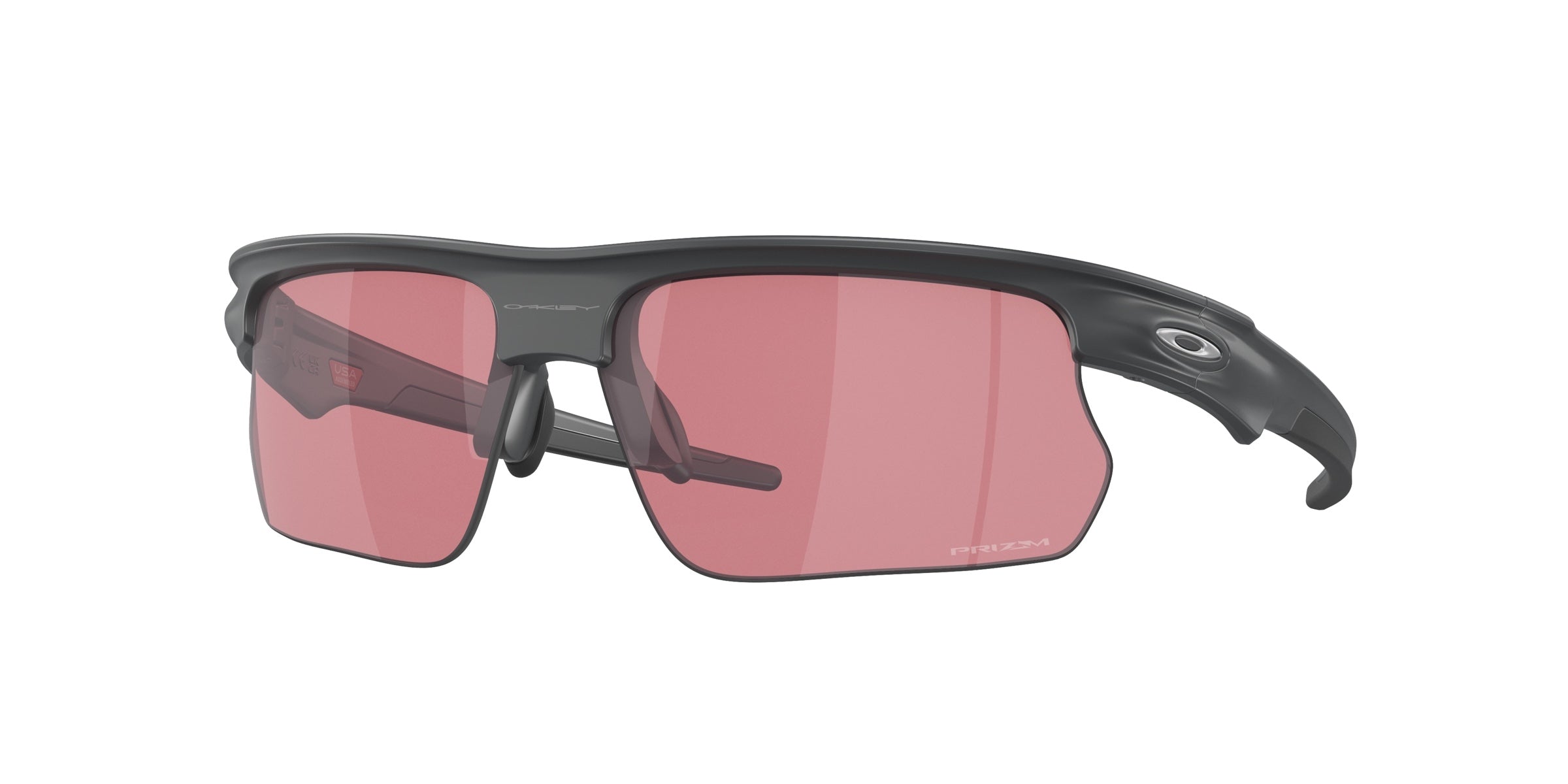 Oakley 0OO9400 Bisphaera Sunglasses in Matte carbon with Prizm dark golf lenses