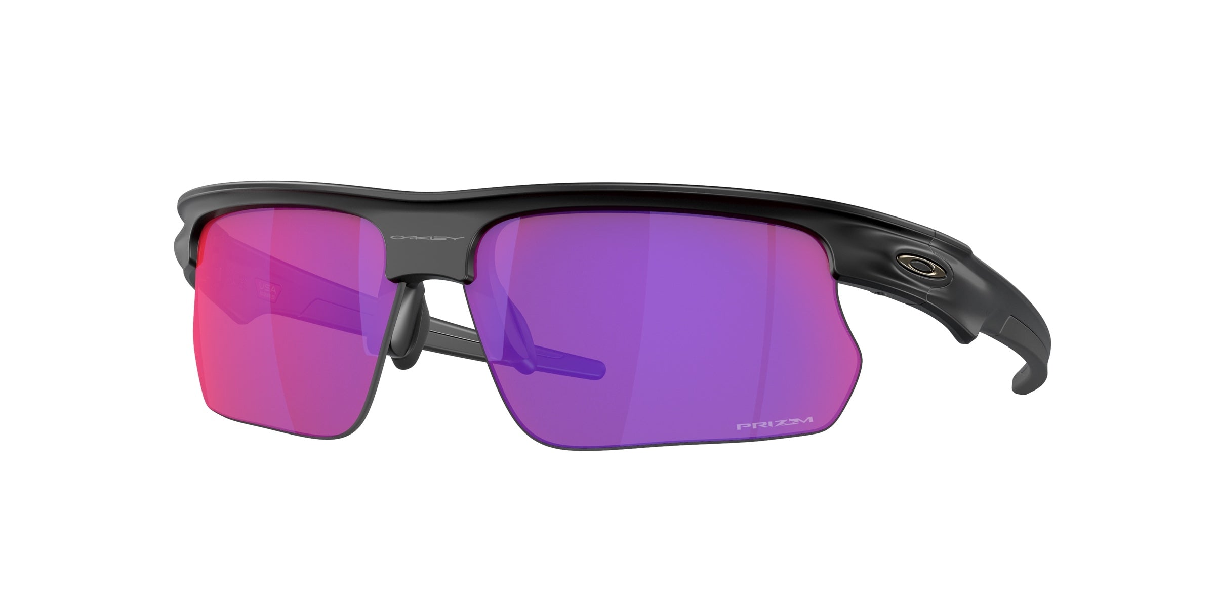 Oakley 0OO9400 Bisphaera Sunglasses in Matte black with Prizm road lenses