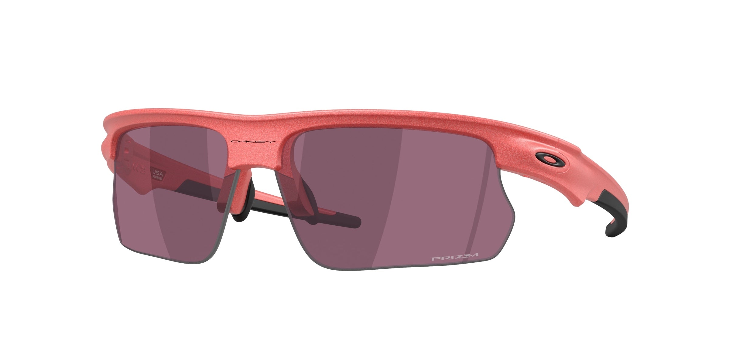Oakley 0OO9400 Bisphaera Sunglasses in Muted metallic paloma with Prizm road black lenses