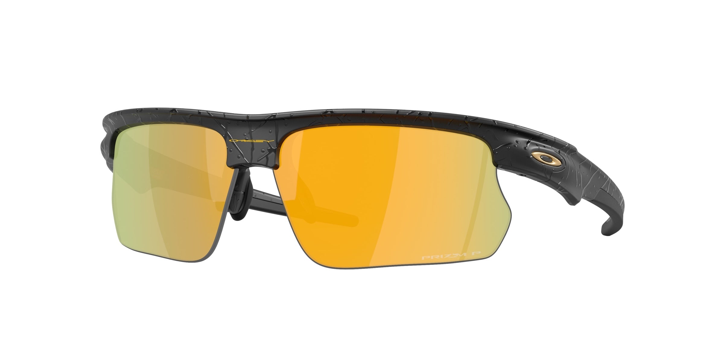 Oakley 0OO9400 Bisphaera Sunglasses in Matte black splatter with Prizm 24k polarized lenses
