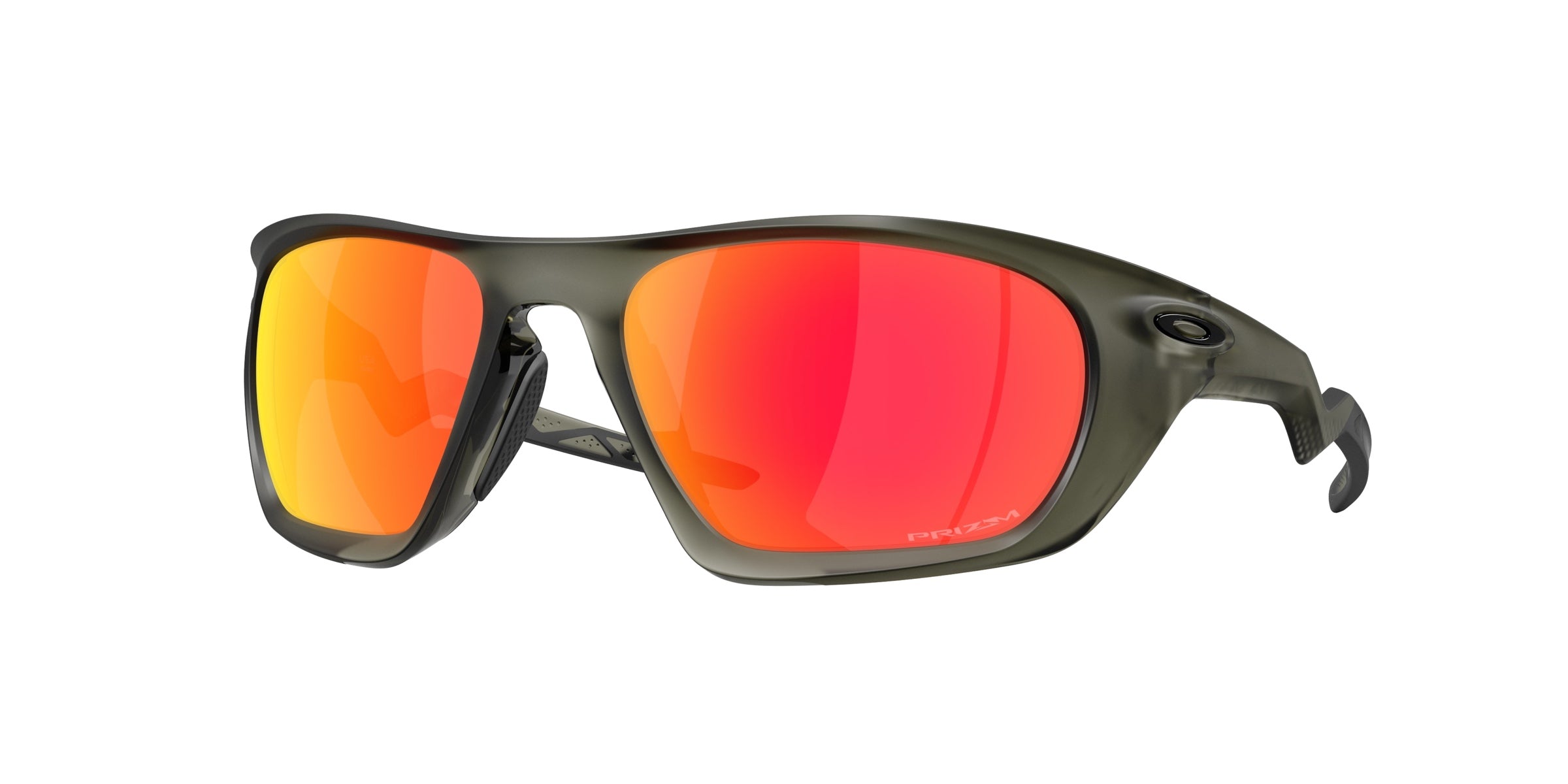 Oakley 0OO9431 Lateralis Sunglasses in Matte olive ink with Prizm ruby lenses