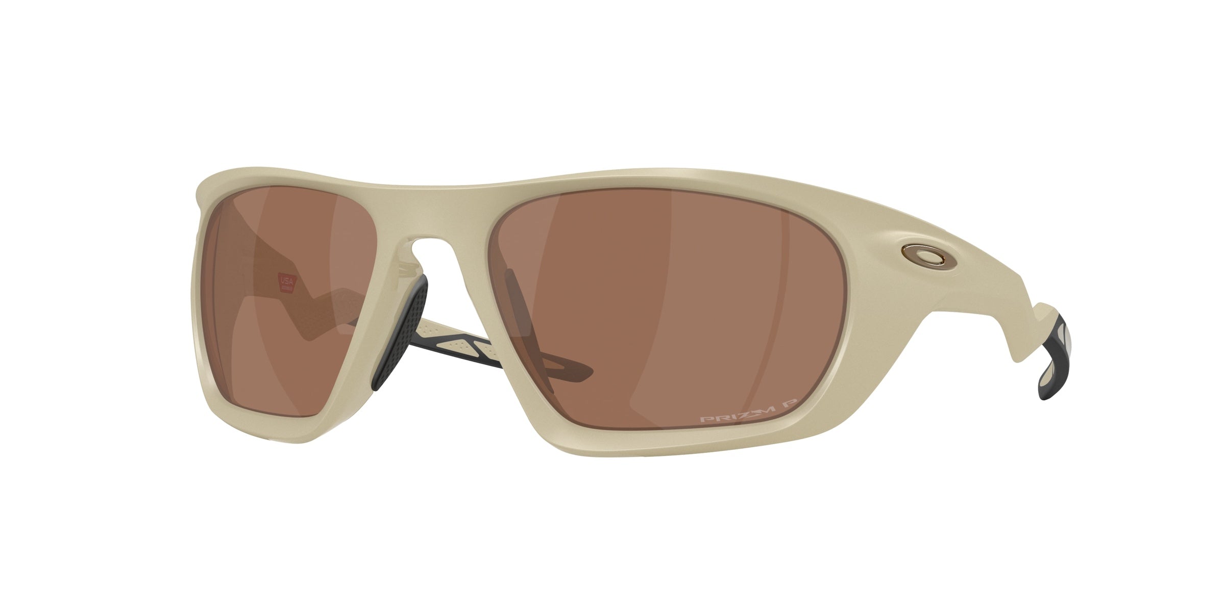 Oakley 0OO9431 Lateralis Sunglasses in Matte sand with Tungsten iridium polarized lenses