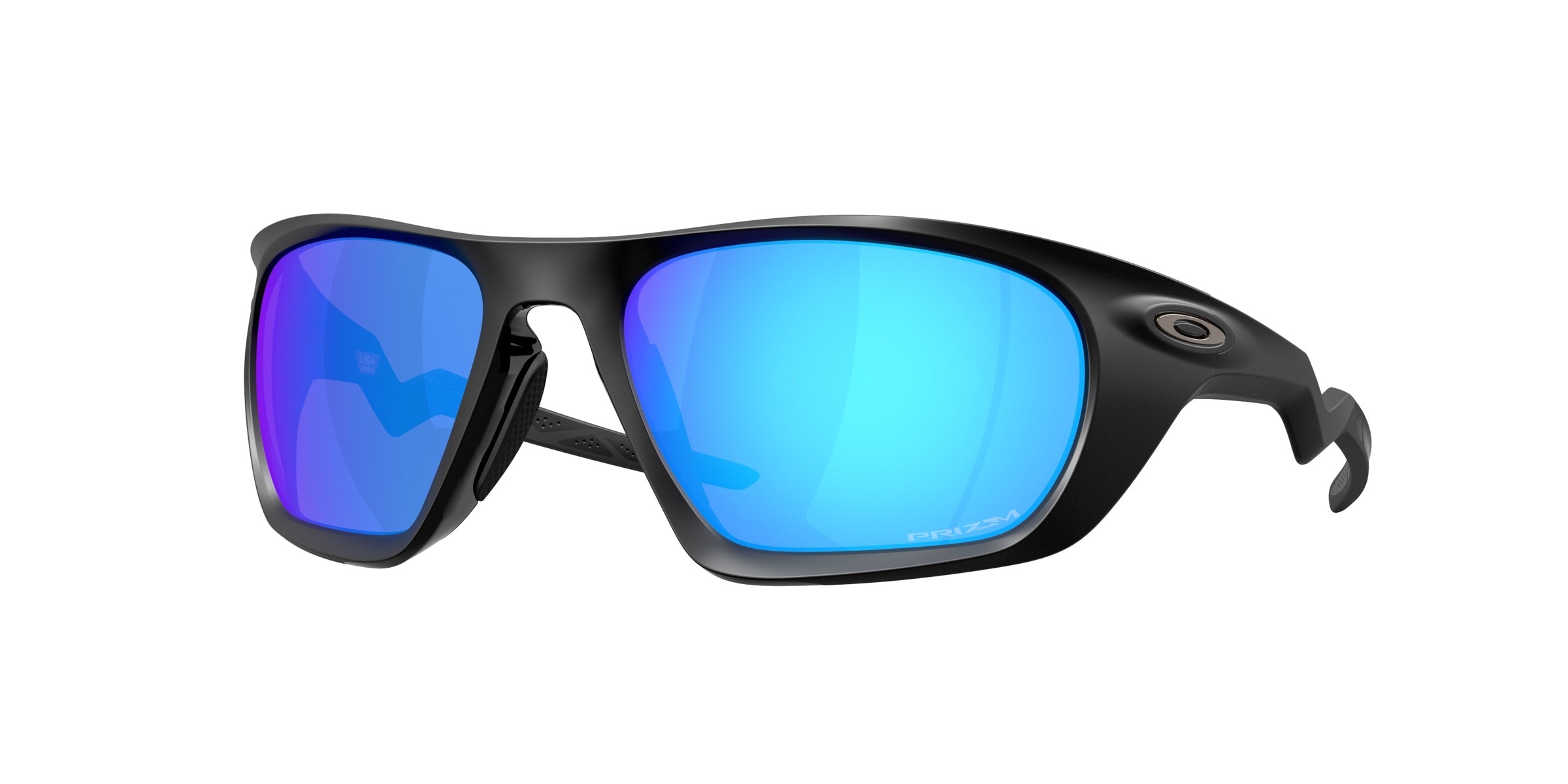 Oakley 0OO9431 Lateralis Sunglasses in Matte black with Prizm sapphire lenses