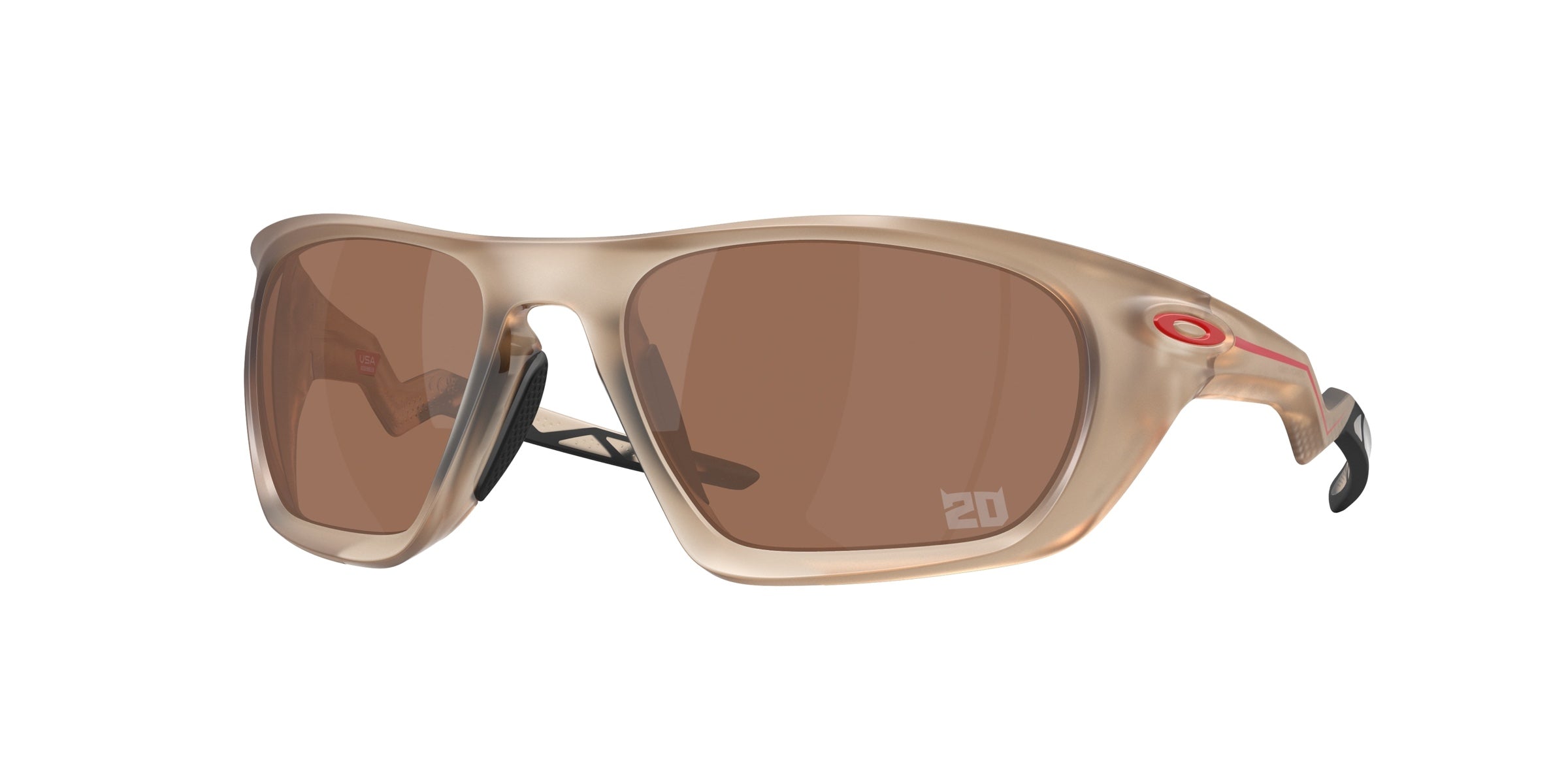 Oakley 0OO9431 Lateralis Sunglasses in Matte sepia with Prizm tungsten lenses