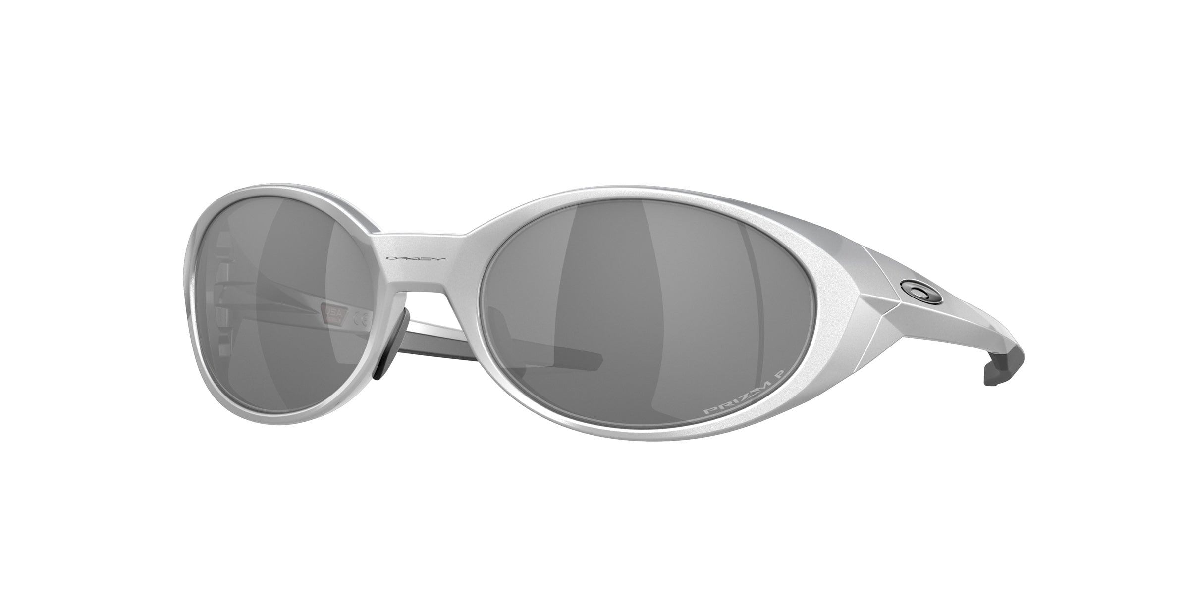 Oakley 0OO9438 Eyejacket Redux Sunglasses in Silver with Prizm black polarized lenses