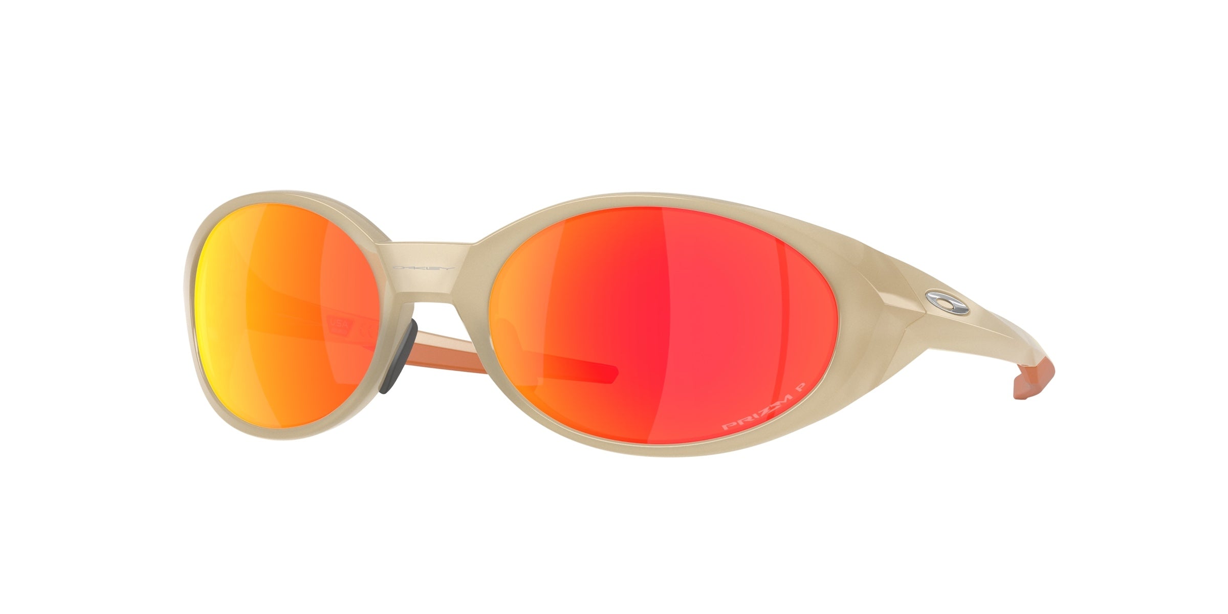 Oakley 0OO9438 Eyejacket Redux Sunglasses in Sandstorm with Prizm ruby polarized lenses