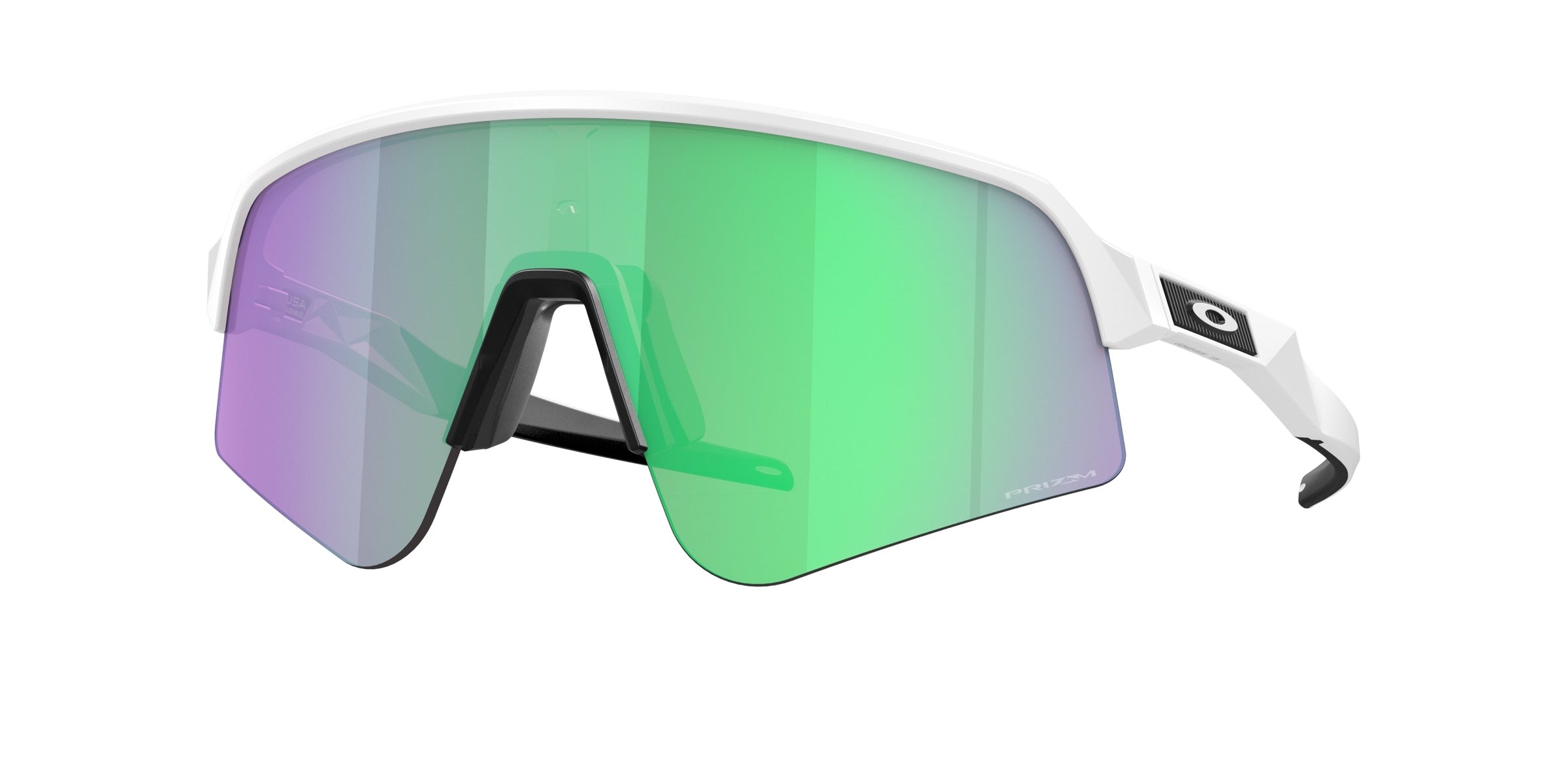 Oakley 0OO9465 Sutro Lite Sweep Sunglasses in Matte white with Prizm road jade lenses